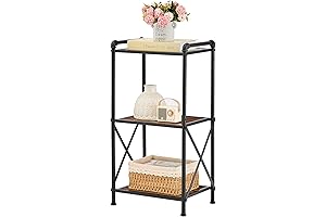 Tajsoon 3 Tier Bathroom Shelf: Minimalist Storage for Small Spaces