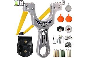 Slingshot for Adults and Kids, Tactical Stainless Steel Slingshots for Hunting Shooting