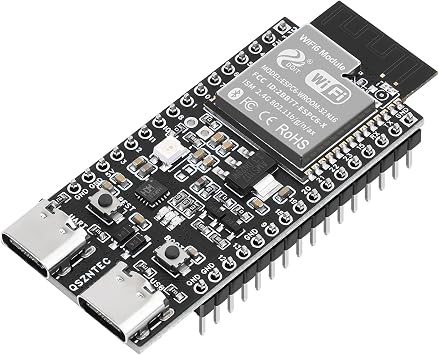 ESP32-C6 Development Board QS-ESP32 C6 N16 Core Board Support 2.4GHz Wi-FiBluetooth 5 Zigbee 3.0Thread Low Power Modules ype-C Connector Compatible with ESP32-WROOM Series Board