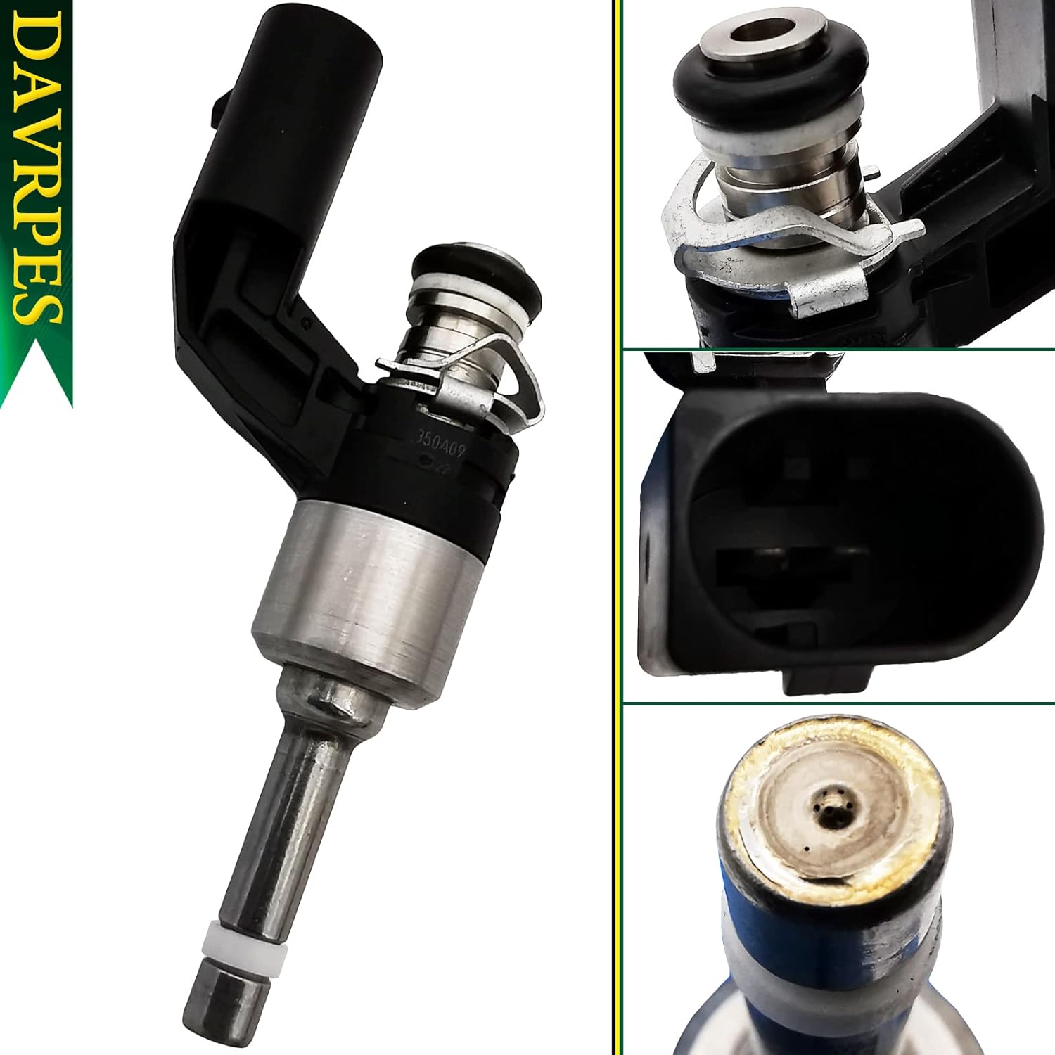 03C906036E Fuel Injector Nozzle 6 Holes Disc Engine For VW Beetle CC EOS Golf Jetta Passat Polo Scirocco Sharan Touran Tiguan, for Audi A1 A3, for Skoda Seat Replace#03C906036E｜03C906036F