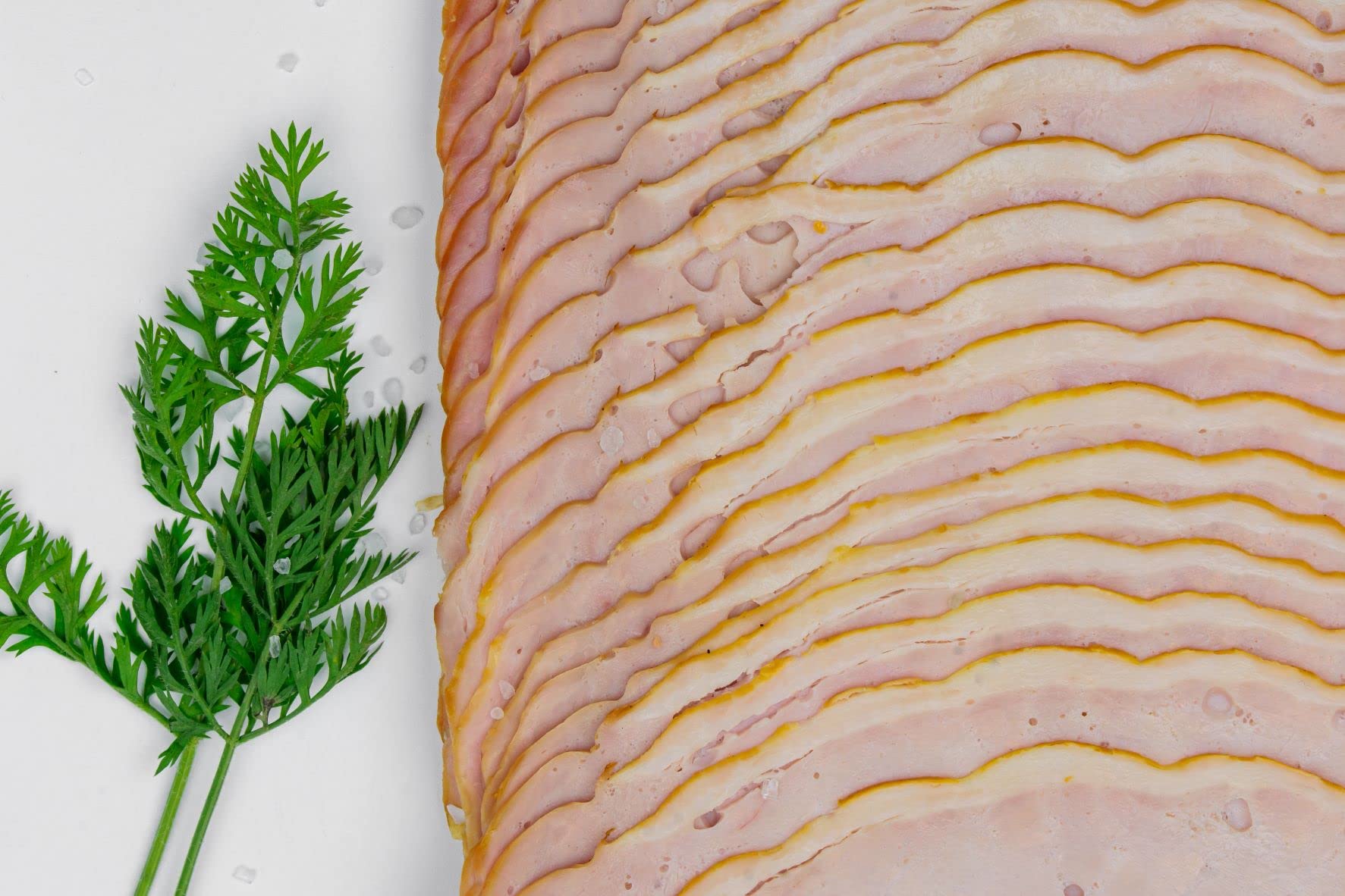 Food-United PRAGER SCHINKEN Original 500g Praga-Kochschinken geschnitten Prazska Sunka aus Tschechien vom Schweine-Hinter-Kochschinken passend für die böhmische Küche Sauerkraut und Knödel (1)