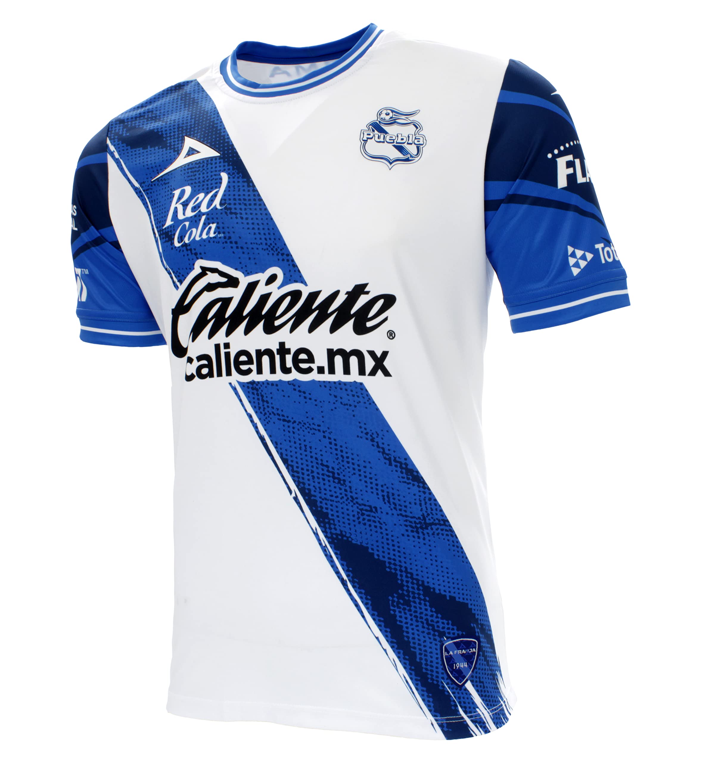 Men's Puebla Soccer Jersey 22/23 Home Authentic Pirma (as1, Alpha, s, Regular, Regular, Small)