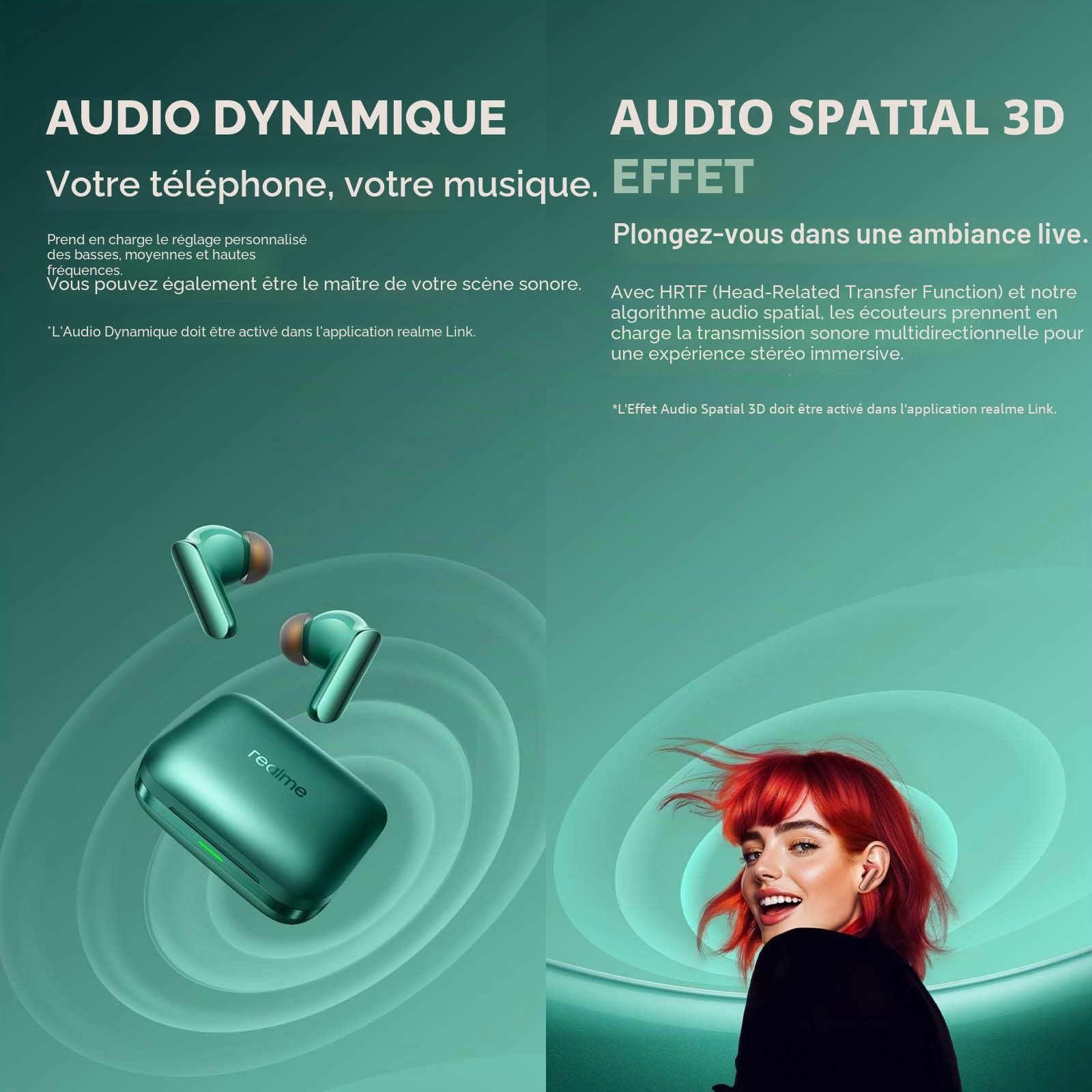 realme Buds Air 7 Pro Écouteurs Bluetooth sans Fil, Adaptative 53dB, Haut-parleurs 11mm+6mm Double DAC, LHDC-V5 Hi-Res Audio, Autonomie 48H, Bluetooth 5.4, Réduction Bruits Appels IA, IP55, Beige