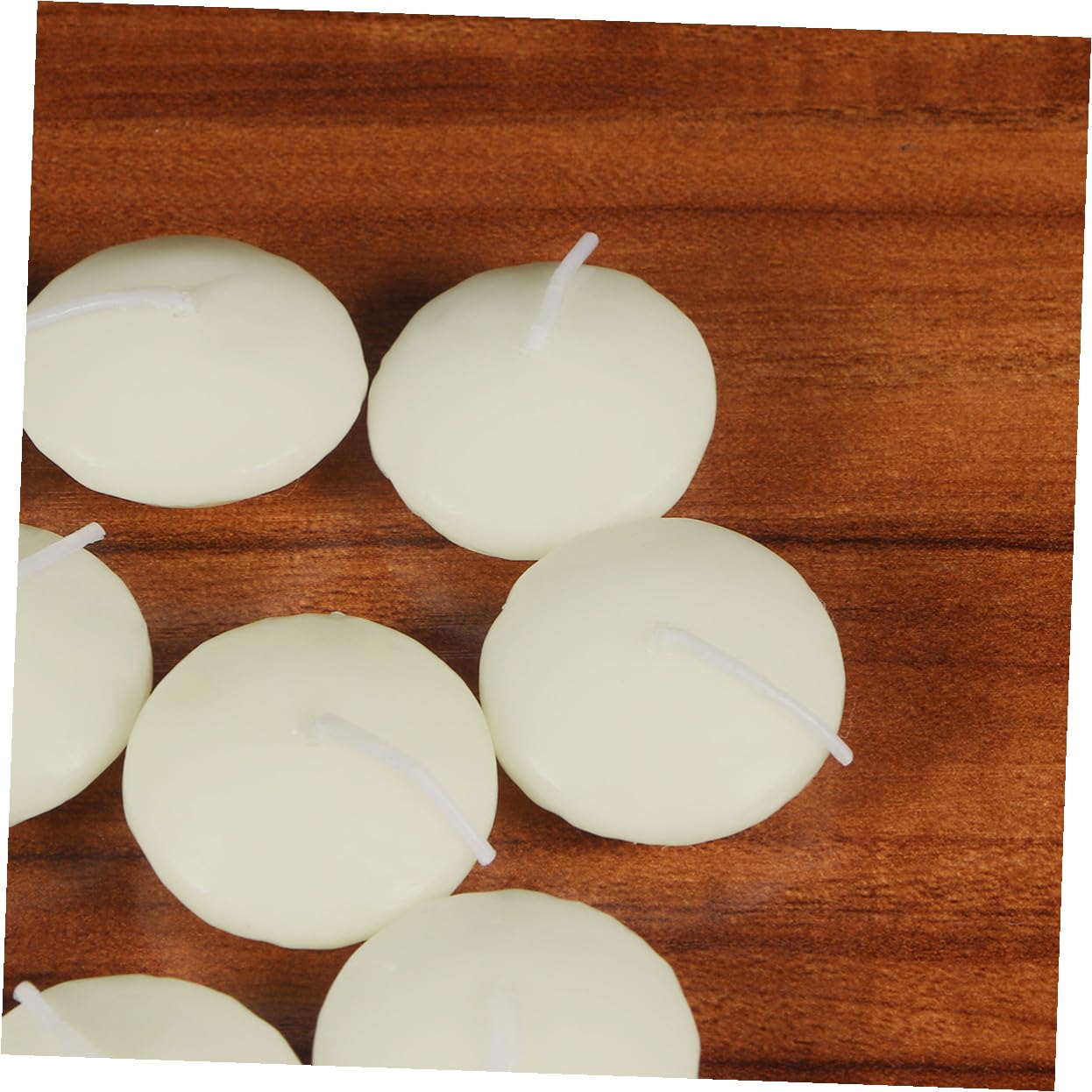 Veemoon 50 Candele Piccole Candele Di Cera Sfuse Di Festa Per Matrimonio Romantico Cilindro Senza Profumo Vela Senza Fiamma Natale Decorativo Ricevimento Bianco Mini
