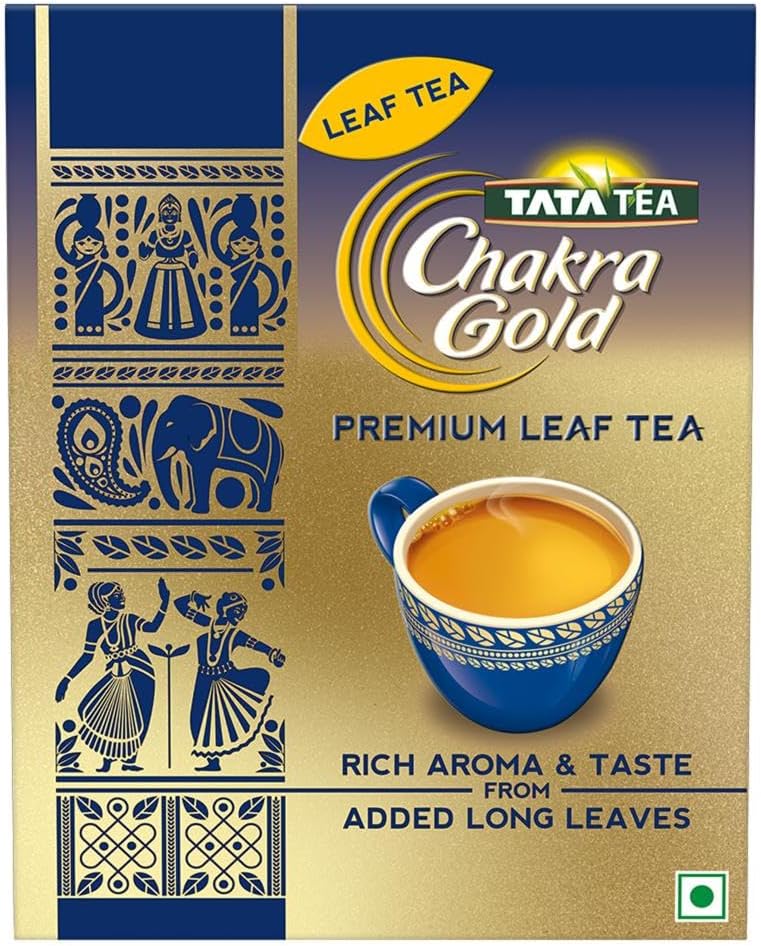 Tata Tea Chakra Gold Premium Leaf, Rich Aroma & Taste, Black Tea With Leaf, 500 gram