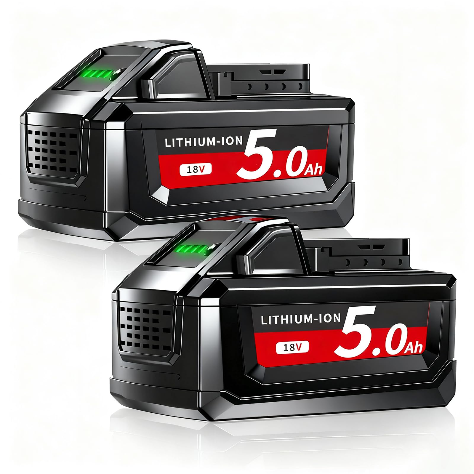 Verbesserter M18 Akku 18V Li-Ion Ersatzakku passend für Milwaukee, Ersatz für 48-11-1810 48-11-1820 48-11-1850 48-11-1828 48-11-1860 Akku