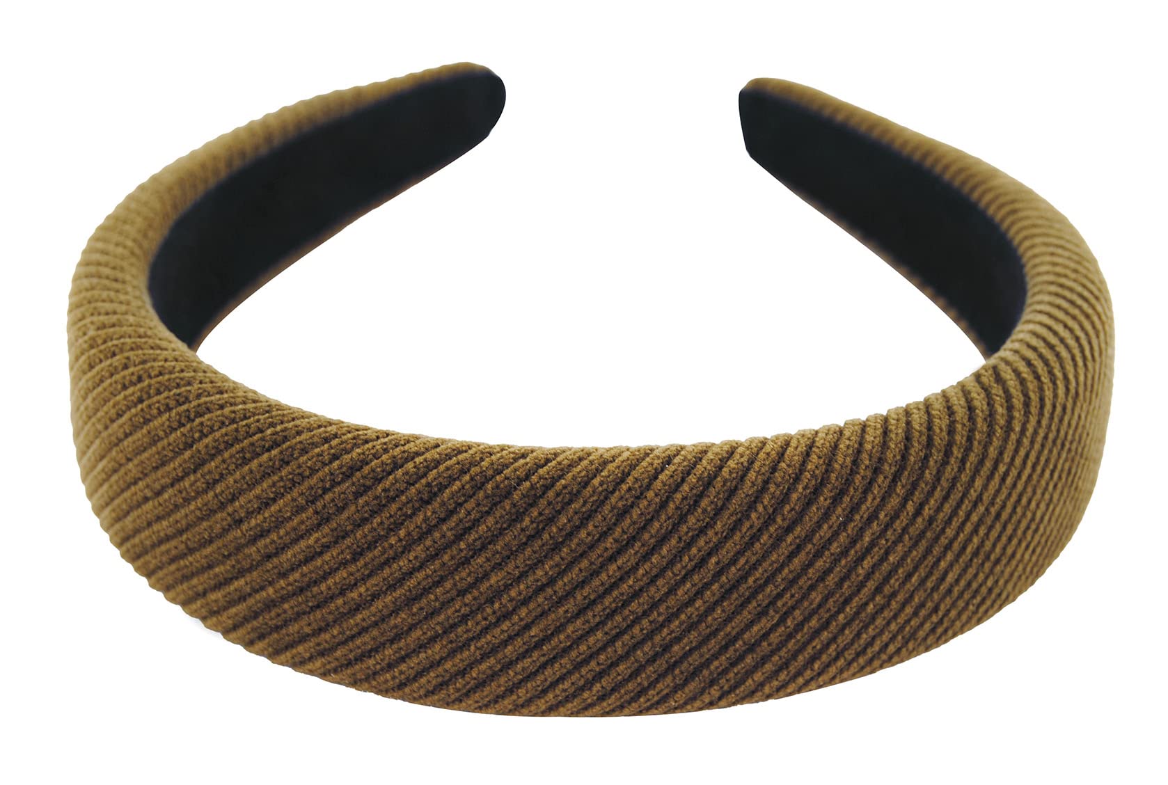 axy HRK5A Wide Headband with Fabric Padded Cord - Beautiful Headband Hair Accessories (Oliver)