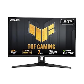 ASUS TUF Gaming VG27AQ3A 27-inch QHD Gaming Monitor IPS Black