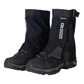 新品登山用ゲイターOutdoor Research ブラックＭ Amazon.co.jp: [アウトドアリサーチ] ミッドクロックゲイター