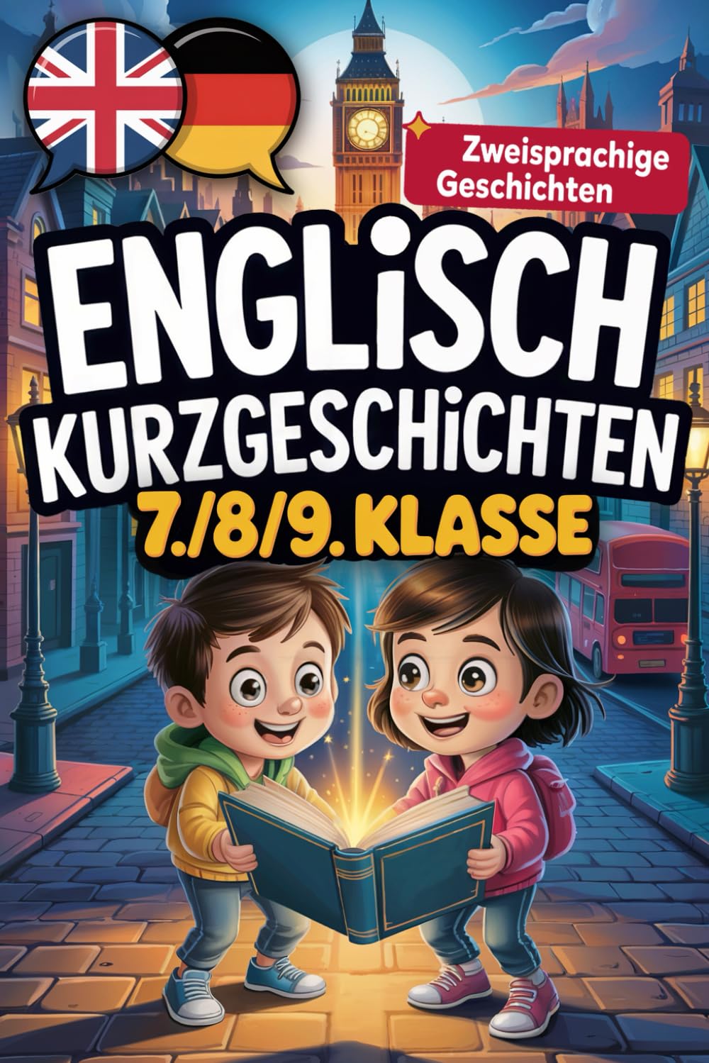 Englisch Kurzgeschichten 7./8./9. Klasse: Mit Vokabelhilfen & spannenden, lehrreichen Kurzgeschichten für Schüler, die ihr Englisch verbessern und gleichzeitig Spaß haben möchten