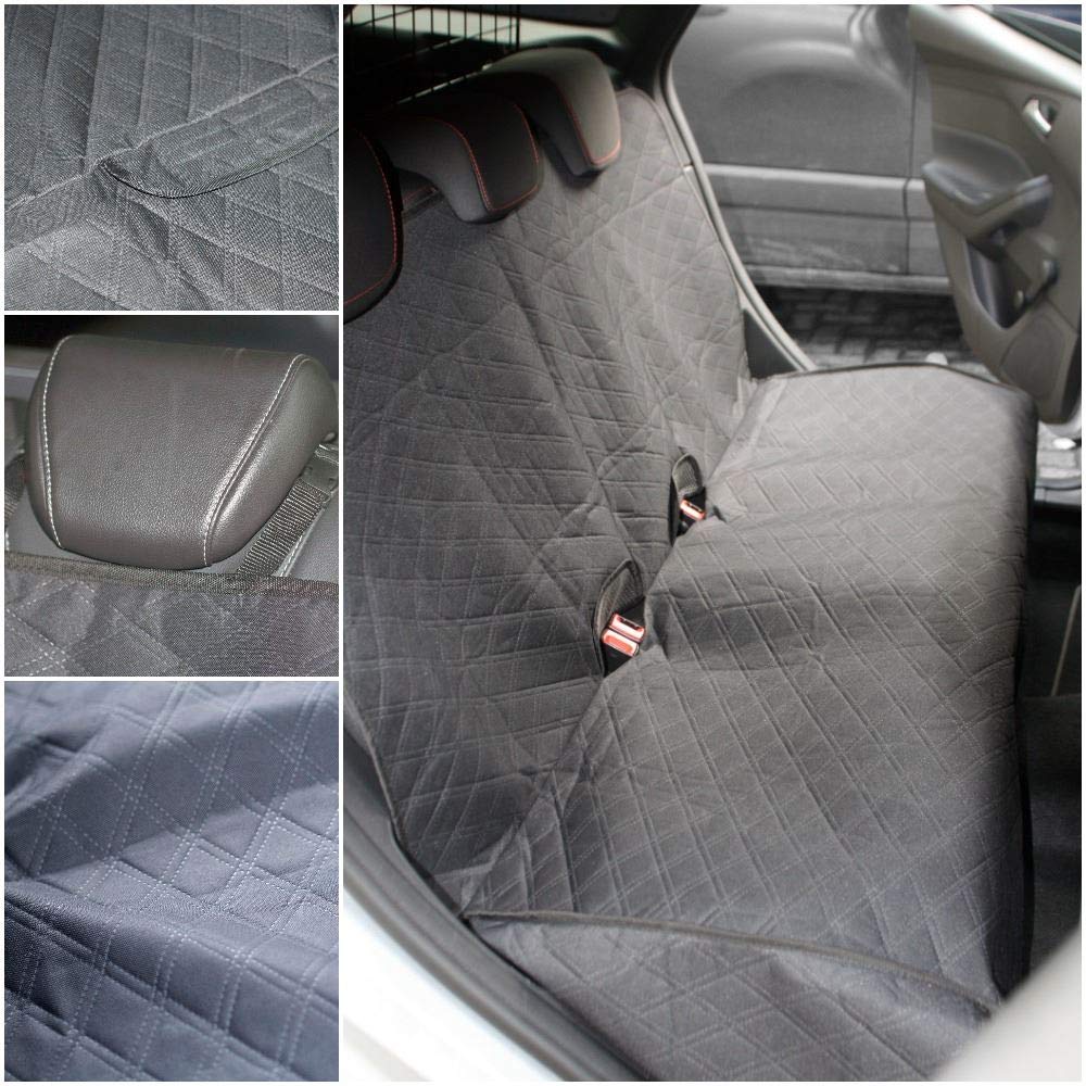 UKB4C Padded Quilted Rear Car Seat Cover Dog Protector fits Audi Q3