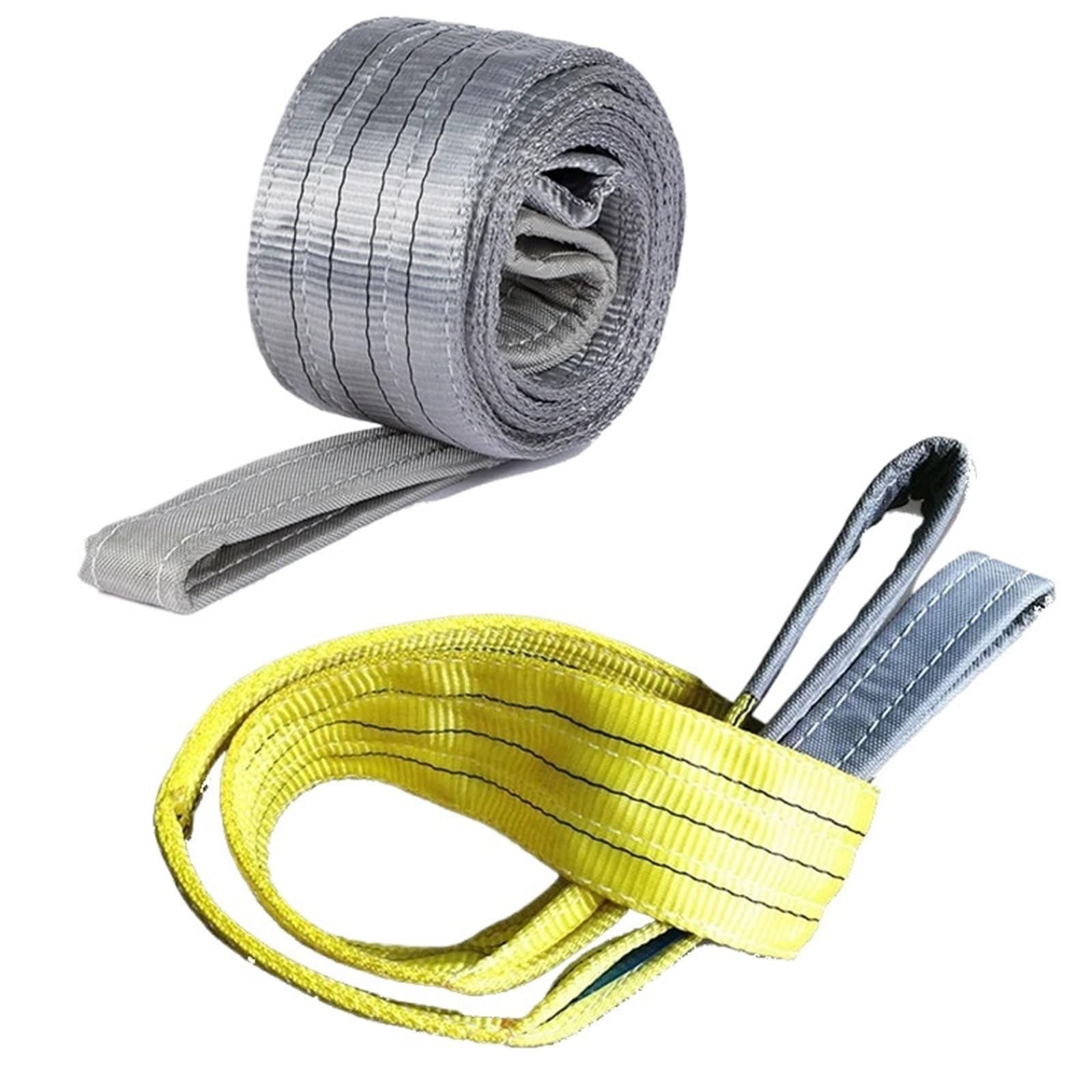 Bandschlingen Polyester-Flachösengurt for Gabelstapler, Kran, Anhänger, WLL 3T 4T | WLL 3 Ton Length 8m
