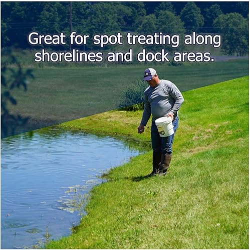 Miniatura 4 de Pellets removedor de suciedad de 5 libras (10 cucharadas)  Tabletas de estanque tratan 1.25 acres  Removedor de polvo de lago, reductor de lodos de