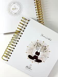 Spiritual Planner &amp; Workbook, Undated, Gratitude, Affirmations, ‎8"X9" Weekly and Monthly