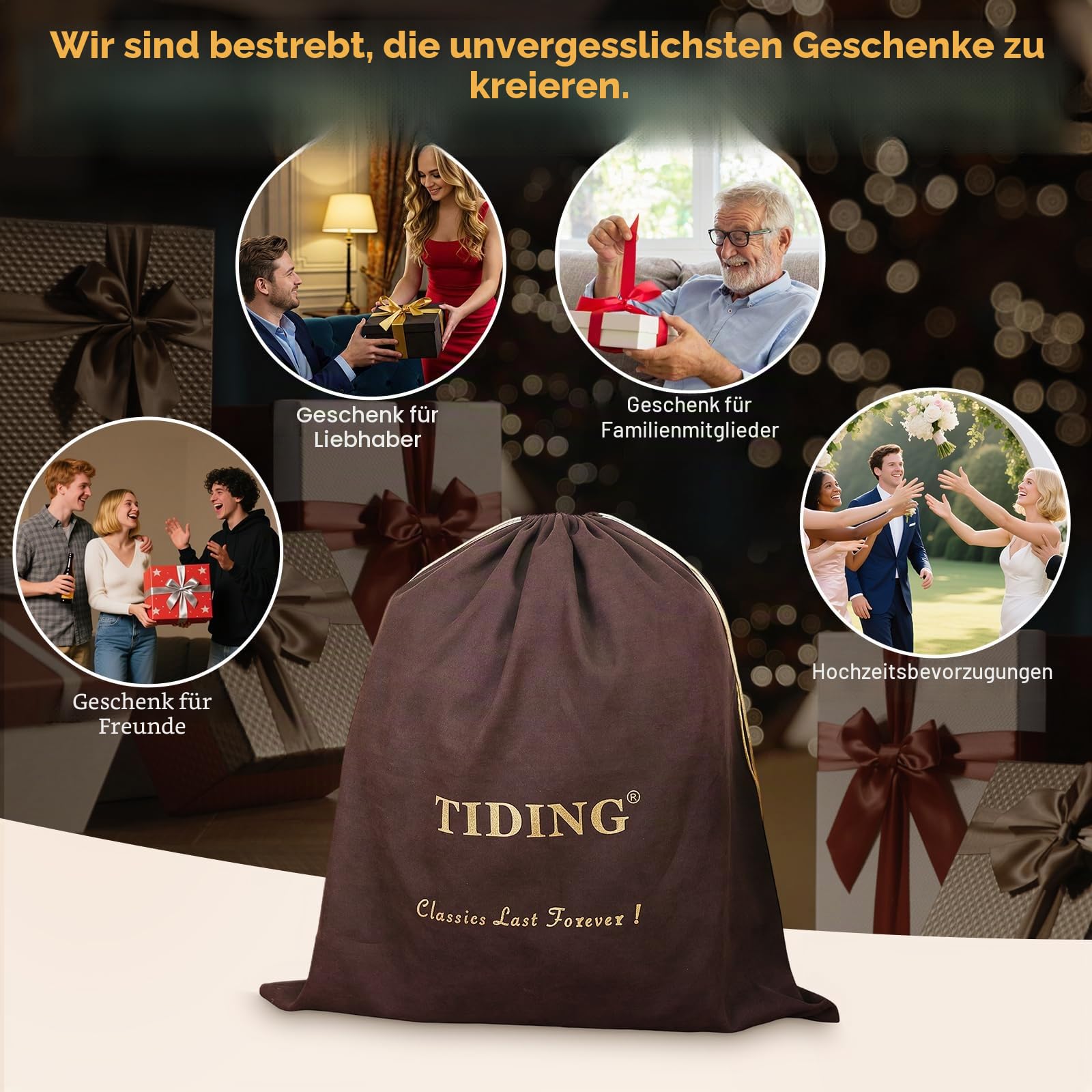 TIDING Brusttasche Herren Klein Leder Crossbody Schultertasche Sling Bag Umhängetasche Anti-Diebstahl Taschen für Outdoor, Camping, Reisen