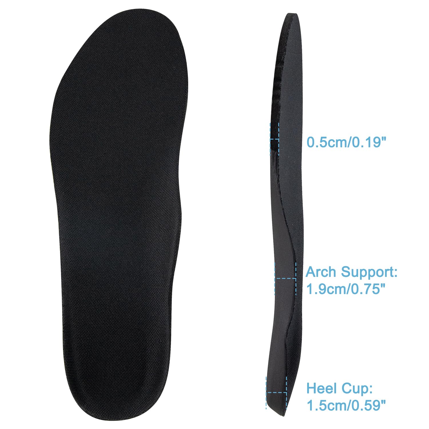 Endoto Wkładki do On Cloud Butów, Zamiennik EVA O Wysokiej Sprężystości Wkladka Zamienne Insoles Replacement Insert(Damskie,40.5 EU)