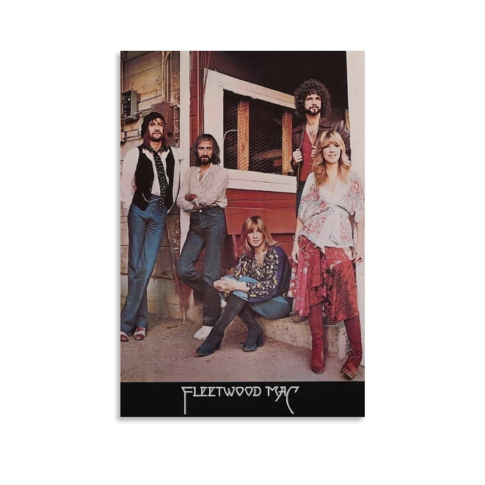 Fleetwood Mac Album Cover Art - Music Poster, 12x18 inch (30x45cm), Unframed Wall Art for Bedroom Decor