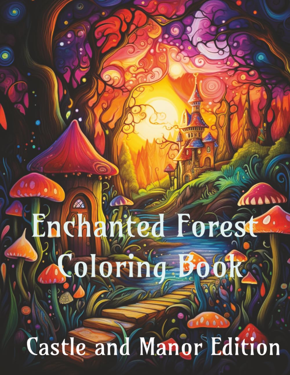Enchanted Forest - Castle and Manor Edition (Enchanted Forest Coloring Books)