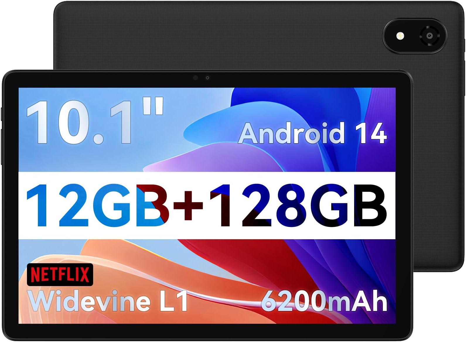 ALLDOCUBE iPlay 60S 10.1 inch Tablet, T606 Octa-core CPU, 1280x800 IPS HD Android 14 Tablet, 4GB RAM 128GB ROM 512GB Expand, Widevine L1, 6200mAh, Dual Speaker, 5MP+8MP Camera, 4G LTE/Wifi5, GPS