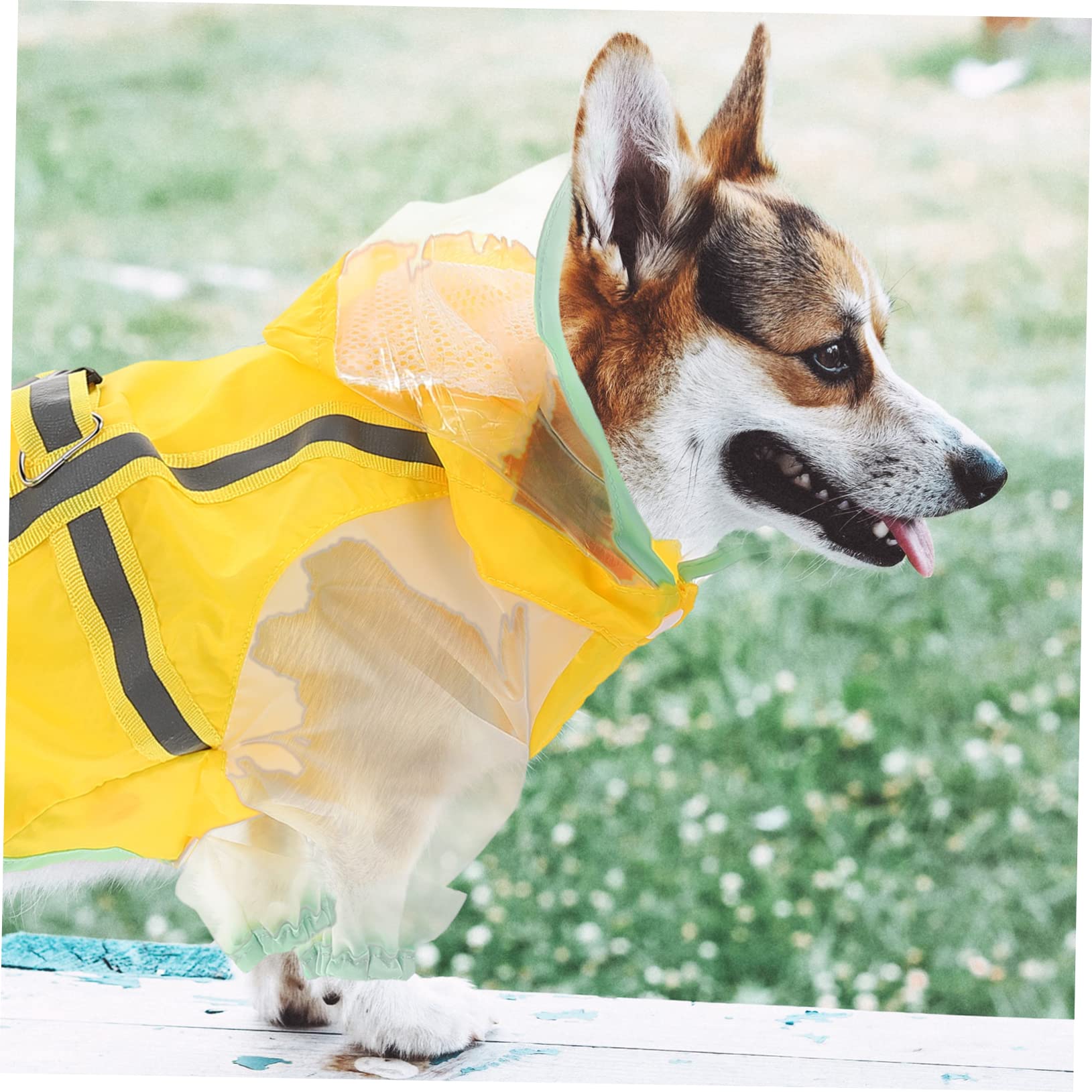 Manteaux de Pluie pour Chien imperméables, imperméable pour Chien, 5 pièces imperméable réfléchissant pour Chien en Taffetas de Polyester Fournitures pour Anima