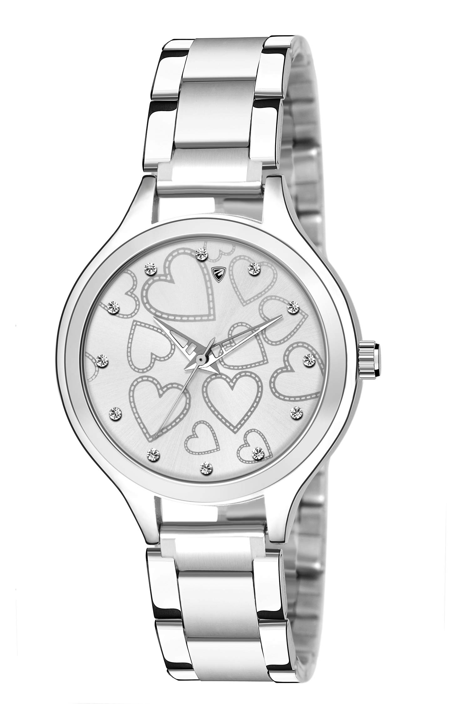 See full amazon price history chart for EDINARO Watches for Women Round Studded Dial |Analogue Quartz Movemnet |Long Battery Life|Stainless Steel Adjustable Bracelet Chain Strap|Double Lock Clasp Safety Watches for Girls EDINARO Watches for Women Round Studded Dial |Analogue Quartz Movemnet |Long Battery Life|Stainless Steel Adjustable Bracelet Chain Strap|Double Lock Clasp Safety Watches for Girls (B085GCP8B6) Amazon Price History, Amazon Price Tracker