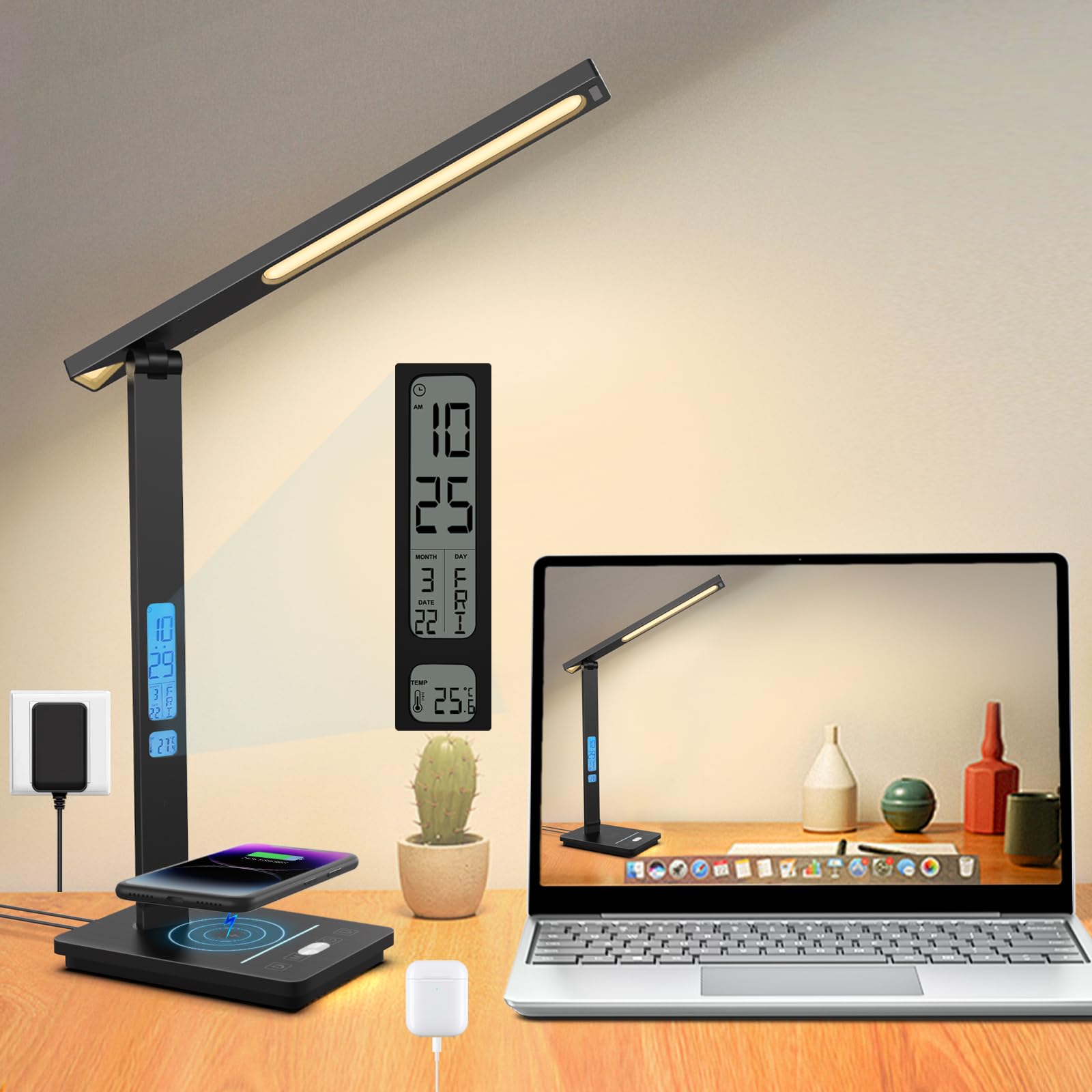 Desk Lamp Smart Touch Dimmer
