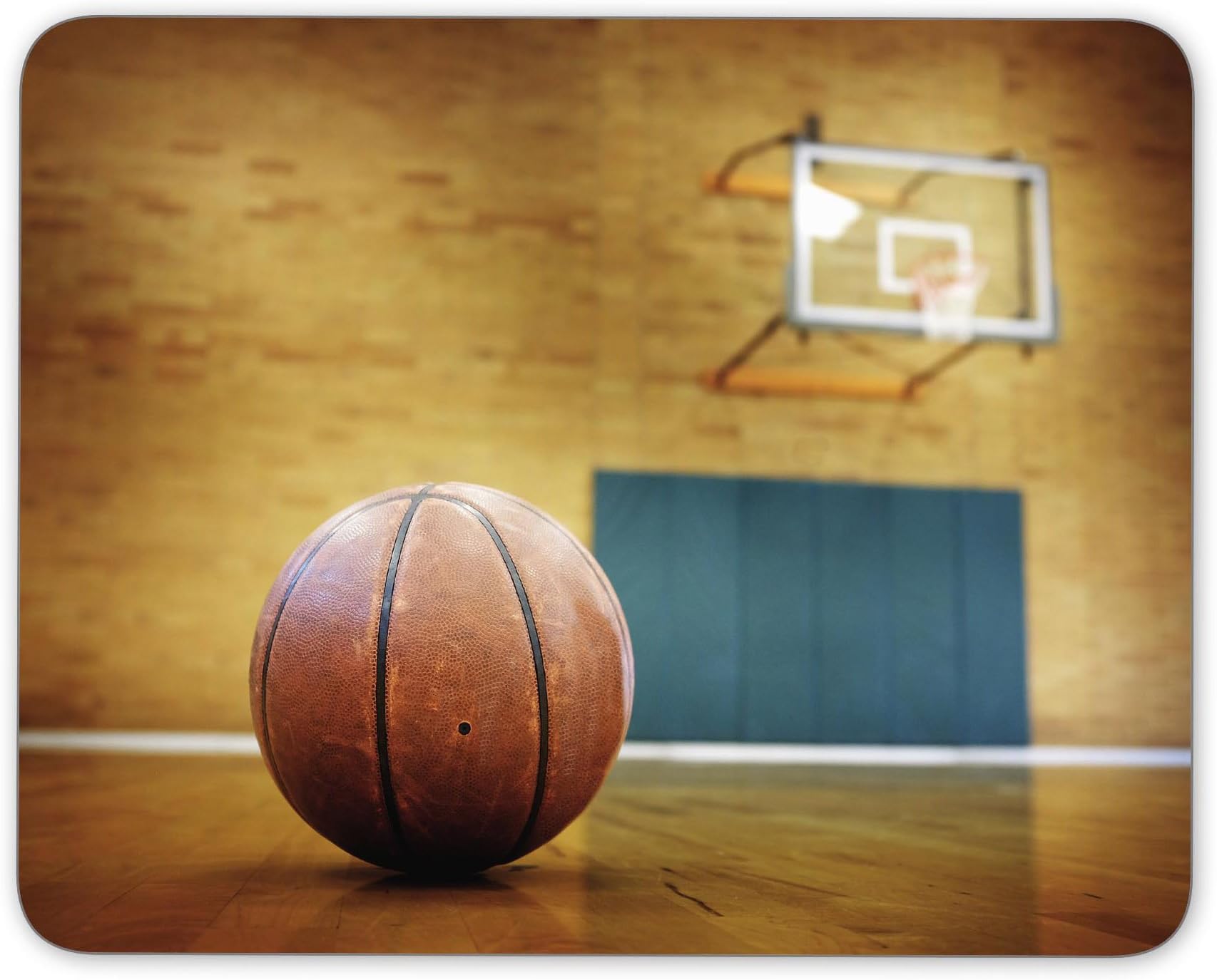 ABin Ball on Basketball Court for Competition and Sports Mouse pad Gaming Mouse pad mice pad Mouse pad The Office mat Mousepad Nonslip Rubber Backing