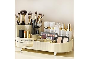 Large Capacity Rotating Makeup Organizer: The Ultimate Storage Solution for Your Beauty Essentials