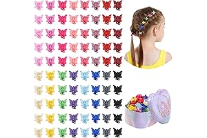 Choicbaby 80 Pcs Mini Butterfly Hair Clips for Girls