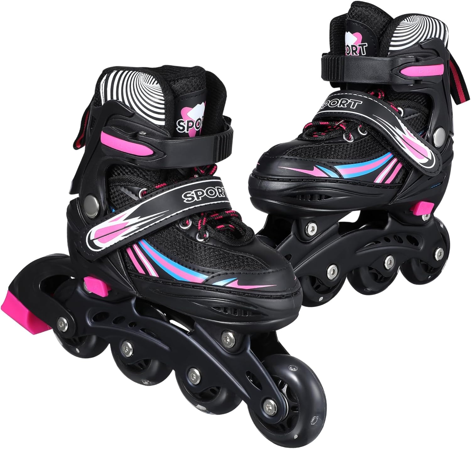 1pair Inline Skates for Adults Inline Skating Shoes for Men and Women Model Comfortable Fit Includes Storage Bag s