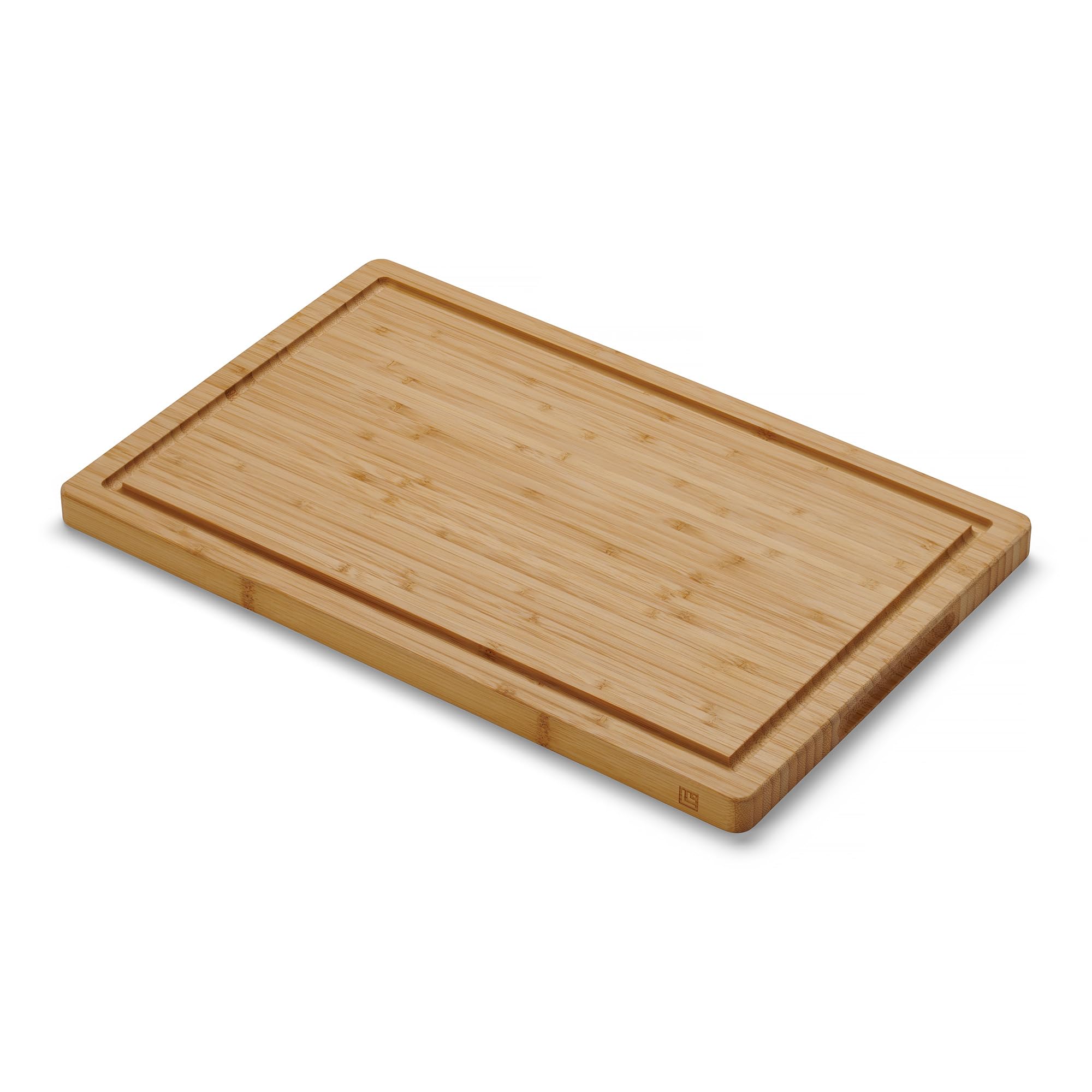 LARHN Tabla de Cortar de Bambú 38 x 25 x 2 cm