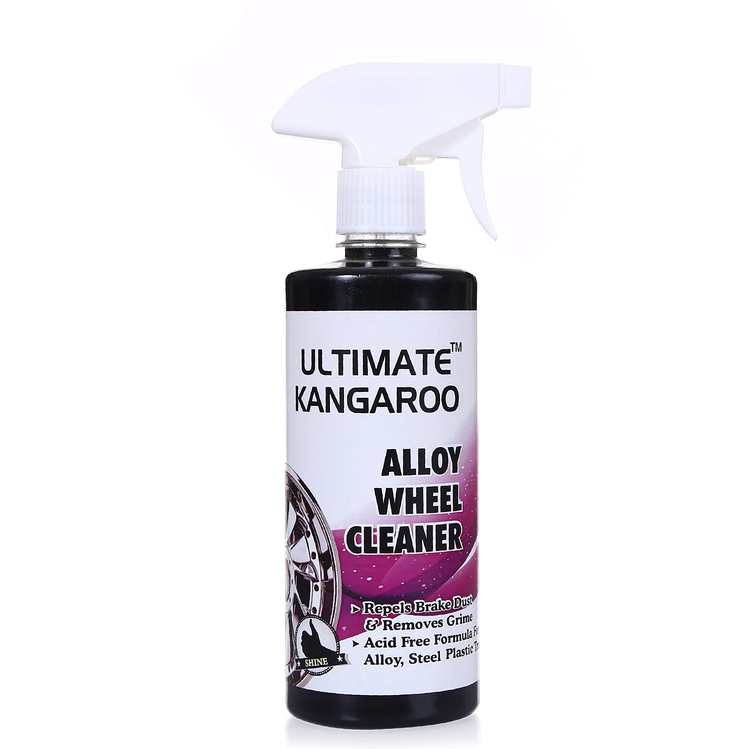 ULTIMATE KANGAROO Alloy Wheel Cleaner (500ml) | Remove Brake Dust & Grime | Rim Cleaner Spray | Pack of 1-image-36