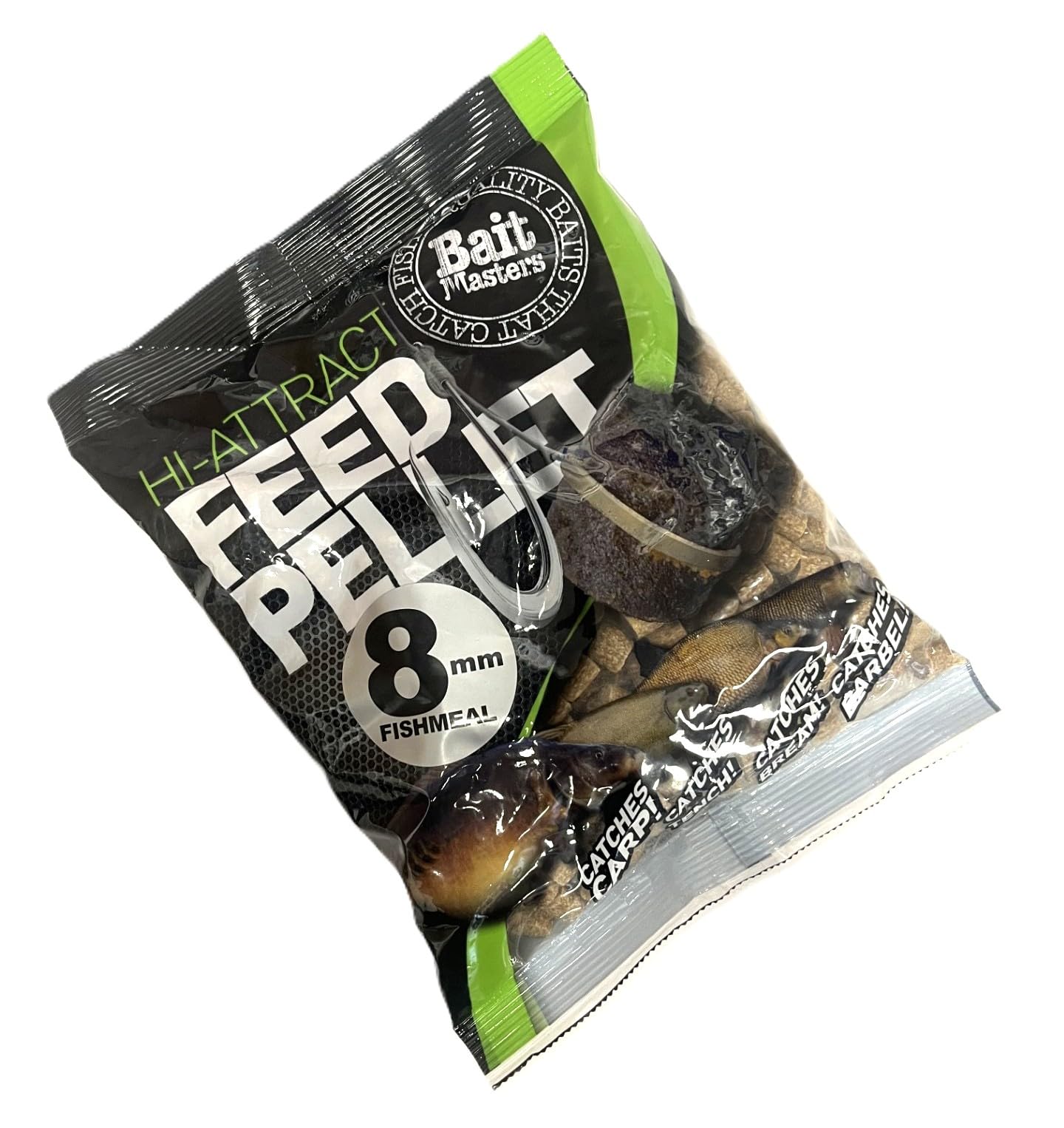 Bait Masters Feed Pellets - Fishmeal 8mm 500g Fishing Bait