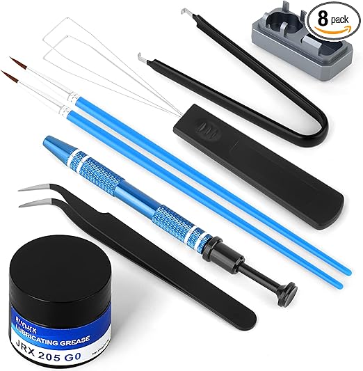 YIMAGUJRX RUNJRX Keyboard Lube Kit JRX 205G0 0.53oz/15g for Mechanical Keyboard Lube, Switch Opener for MX Kailh,Keyboard Tools with Keycap Puller
