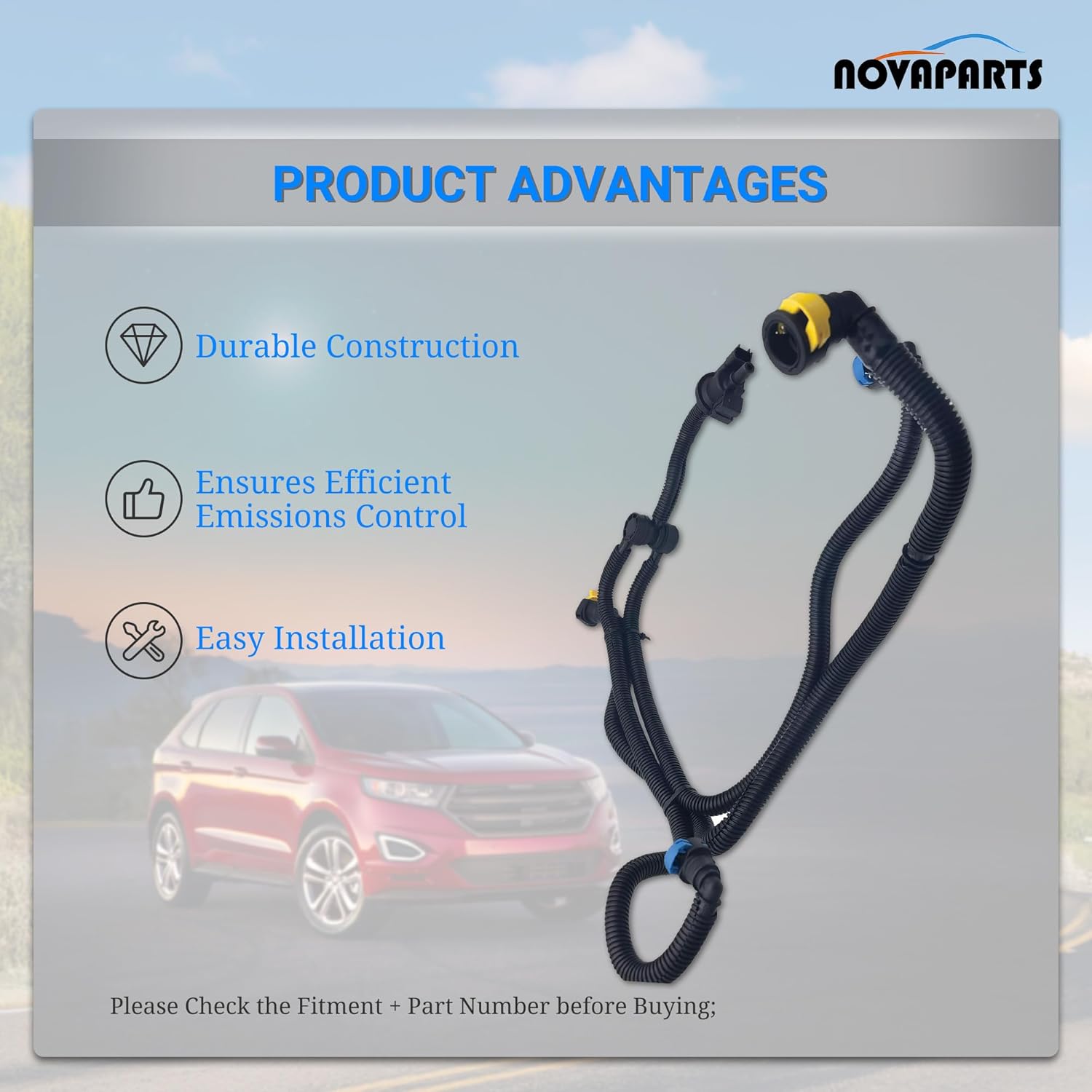 Vapor Canister Purge Valve 994-930 for 2015-2019 Ford Edge 2016-2018 Lincoln MKX 2017-2020 Lincoln MKZ 2019-2023 Lincoln Nautilus F2GZ9D289A F2GZ-9D289-A