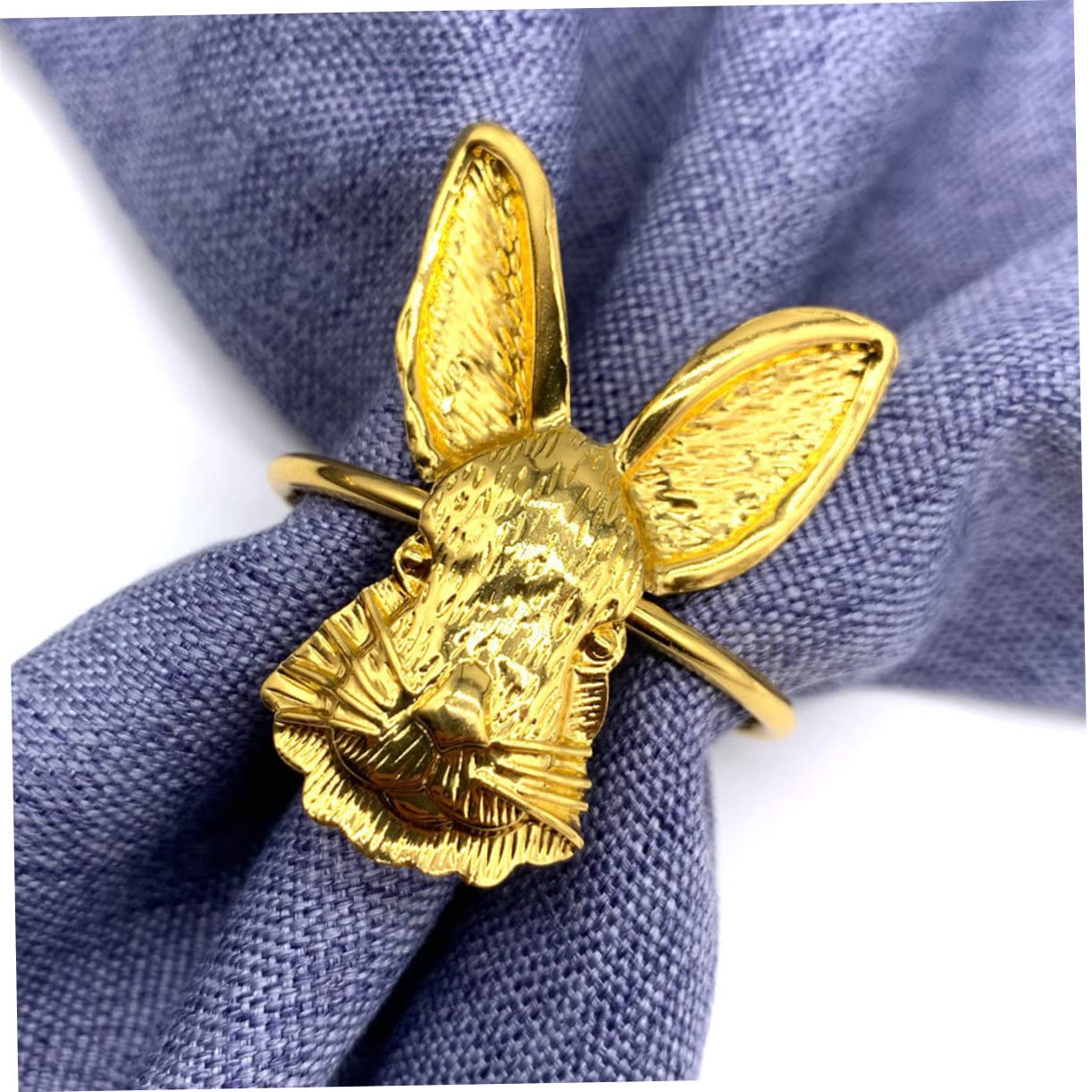 Alipis 4 Set Portatovagliolo Metallo Decorazioni Eleganti Per Tavola Con Design Forma Coniglio Per E Feste Riutilizzabili E Facili Da 6 Pezzi * 4