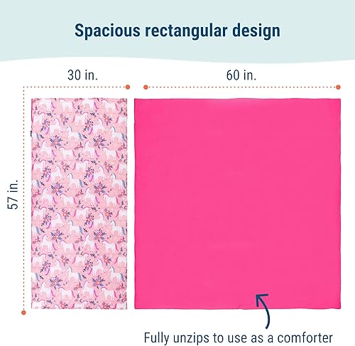 Vista 64 de Wildkin - Saco de dormir Unicornio