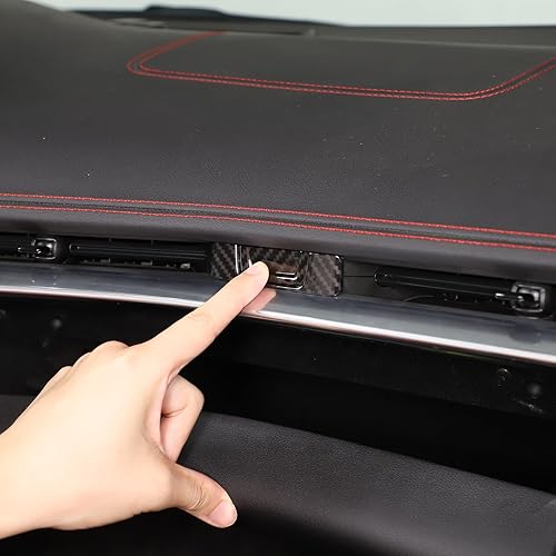 Vista 32 de CHEAYAR Cubierta decorativa para panel de interruptor de elevación de ventana, compatible con Chevrolet Corvette C8 2020-2023