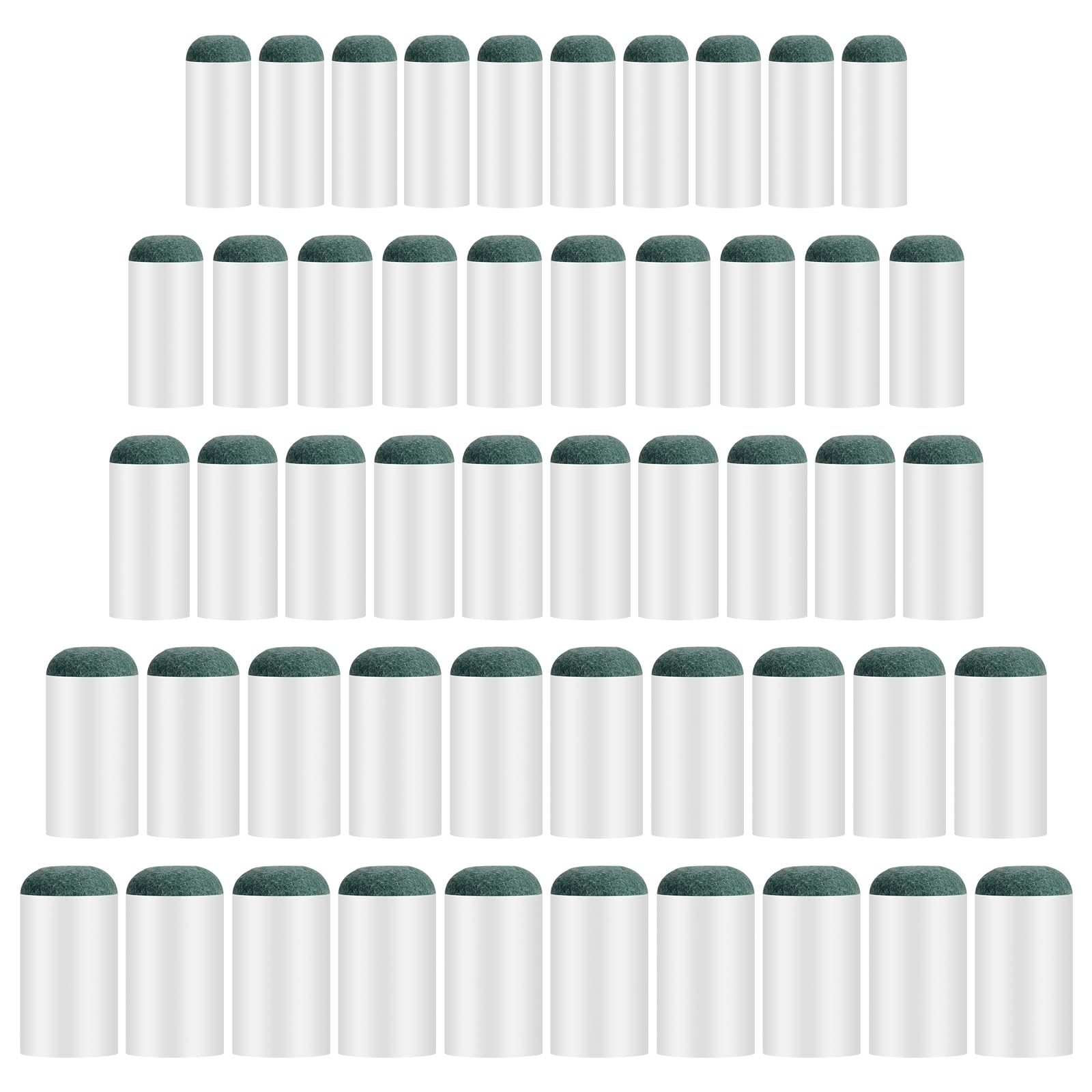 Egoods - Poolkeu-Punten Set Voor Tafelonderhoud - Slip-On - 60 Stuks 4 Maten Biljartstok Accessoires Snooker En Pool Puntreparatie 9101213mm 15 Stuks Per Maat