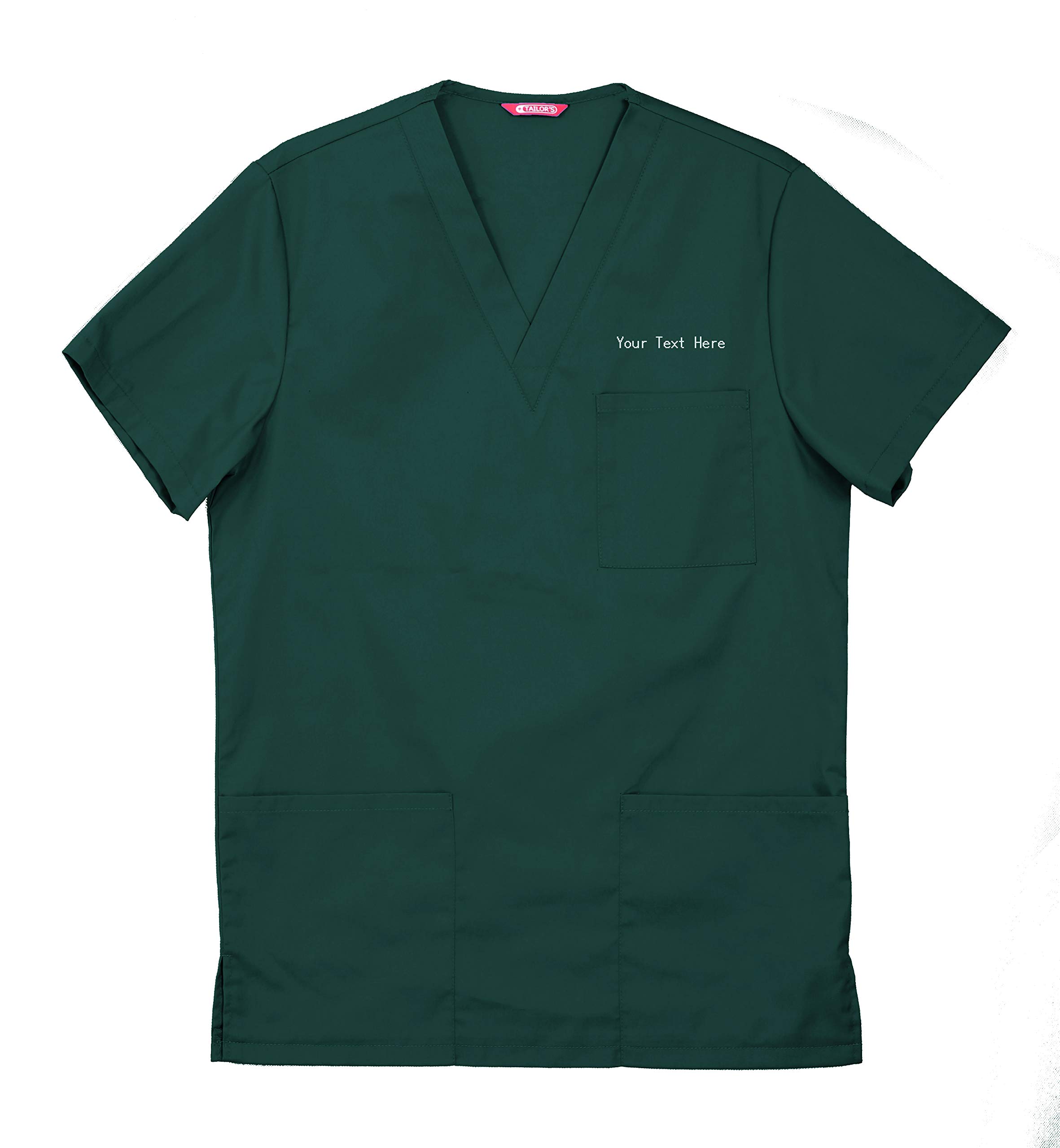 TAILOR'S Personalizzata Personalizzabile Ricamato Uomo Tunica Sanitaria Casacca Ospedaliera Infermiera Dentista Badante Ospedale Laboratorio Uniforme