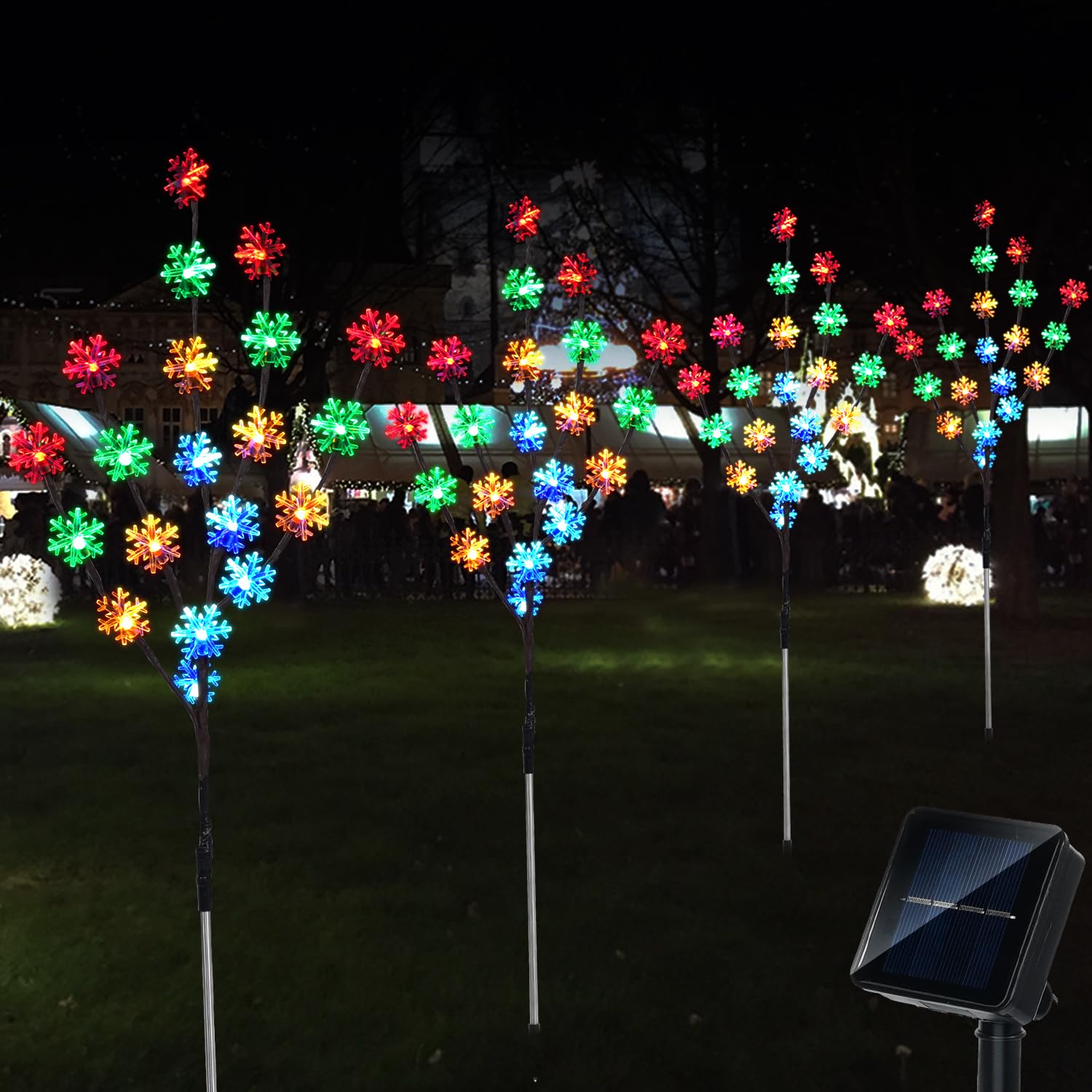 SYNCFUN 3-Pack 60-in Christmas Tree Free Standing