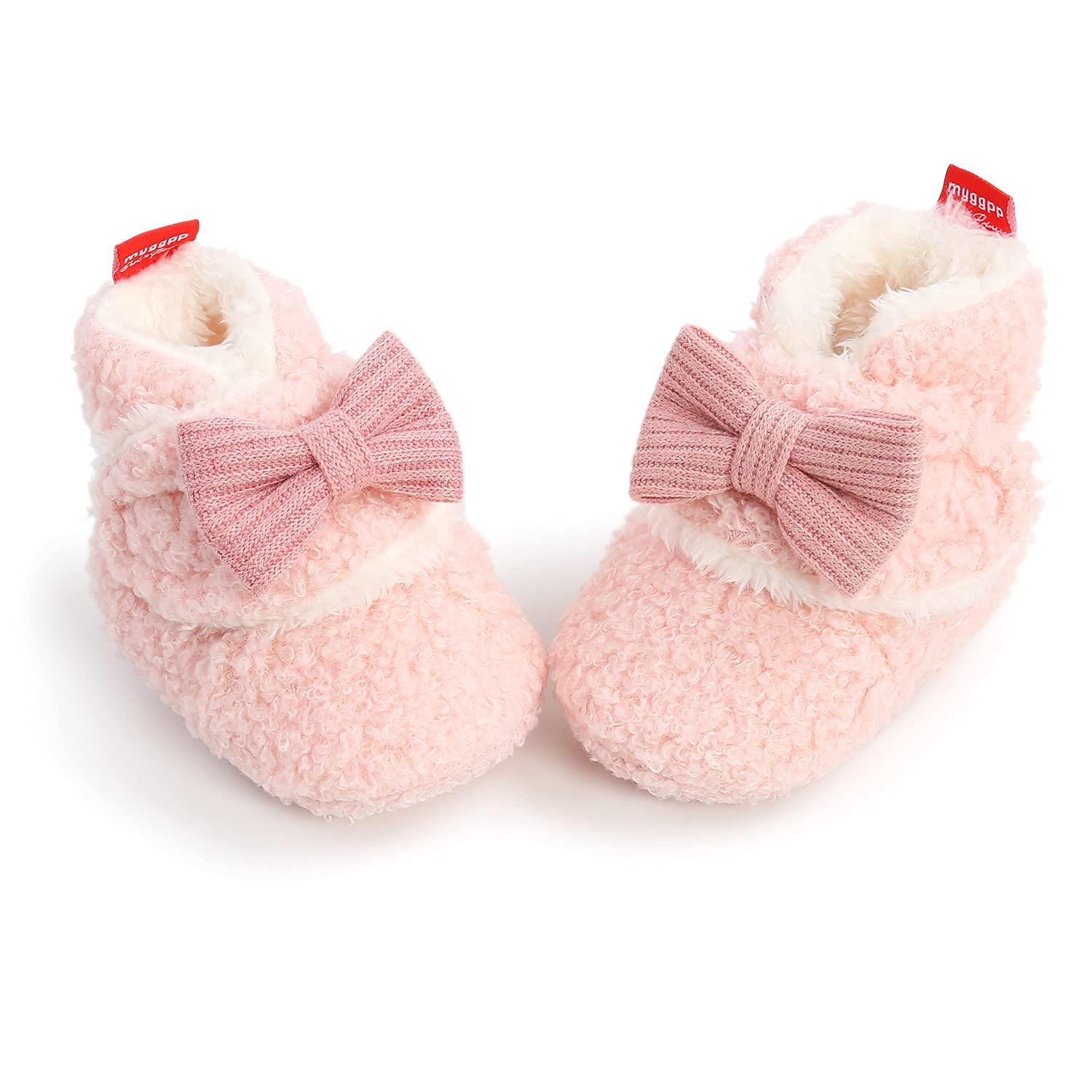 Baby Booties Cozy Fleece Slippers with Gripper Soles