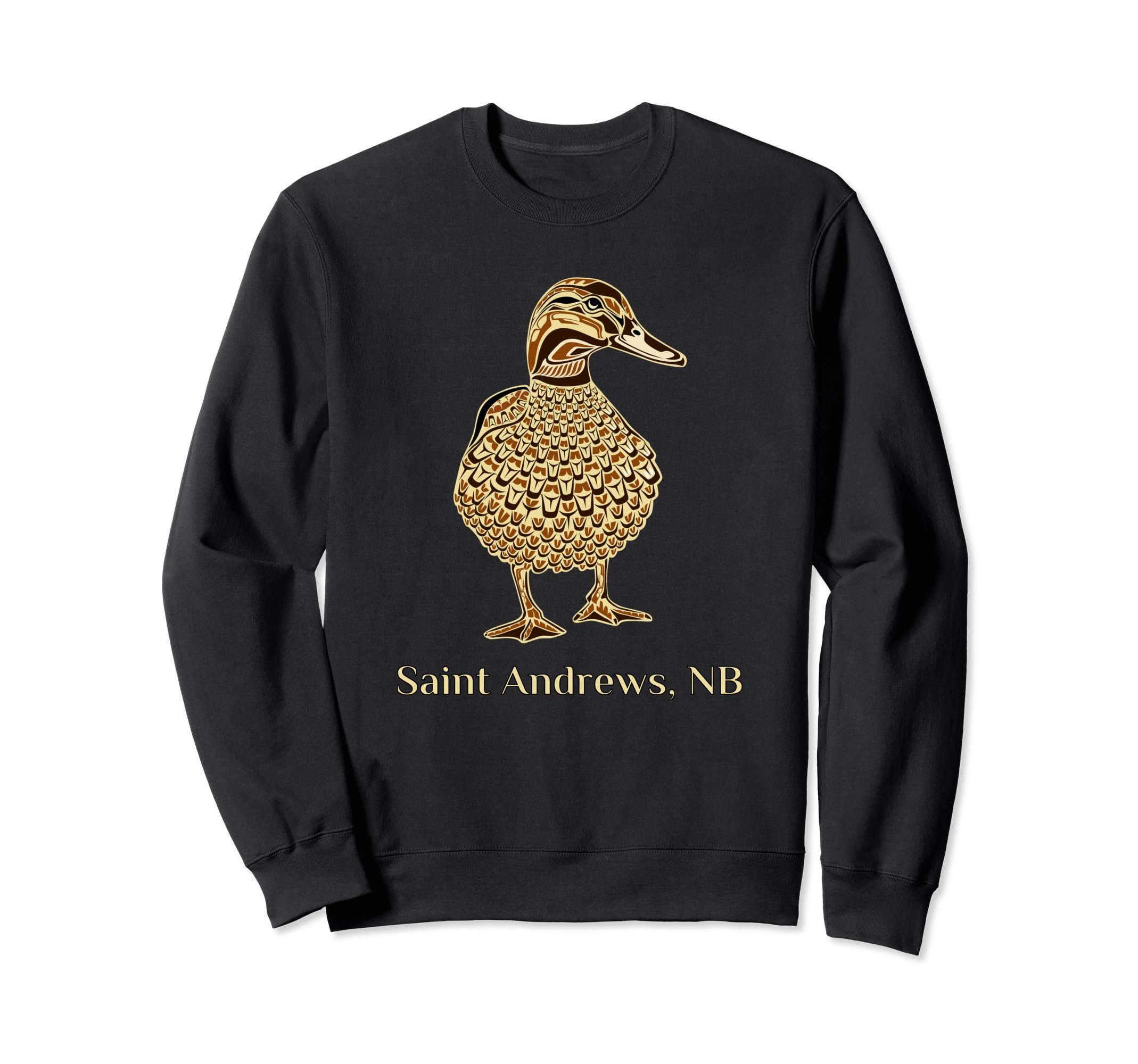 Canadian Mallard Duck LoverSaint Andrews New Brunswick Native Mallard Duck Birdwatching Sweatshirt