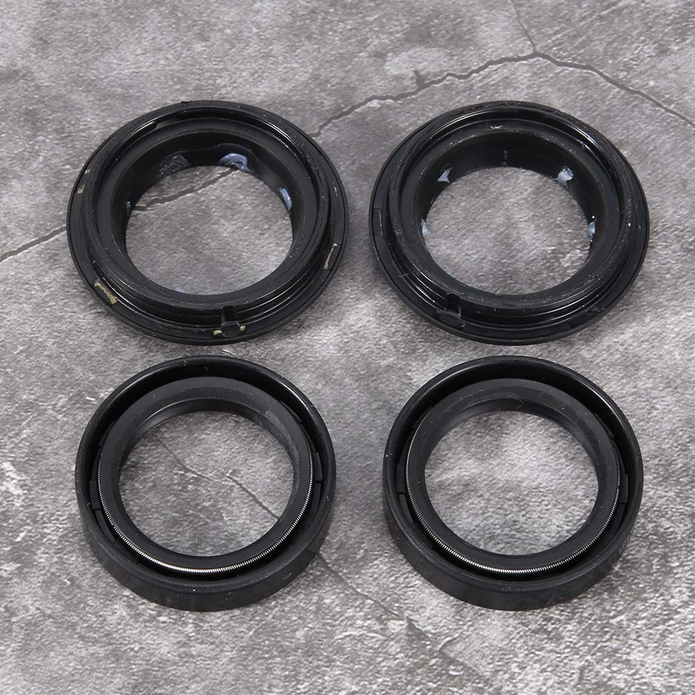Generic Kit de Repuesto Duradero para Sello de Aceite de Horquilla Delantera, Apto para Motocicletas, 33x46x11mm, Incluye Sellos a Prueba de Polvo