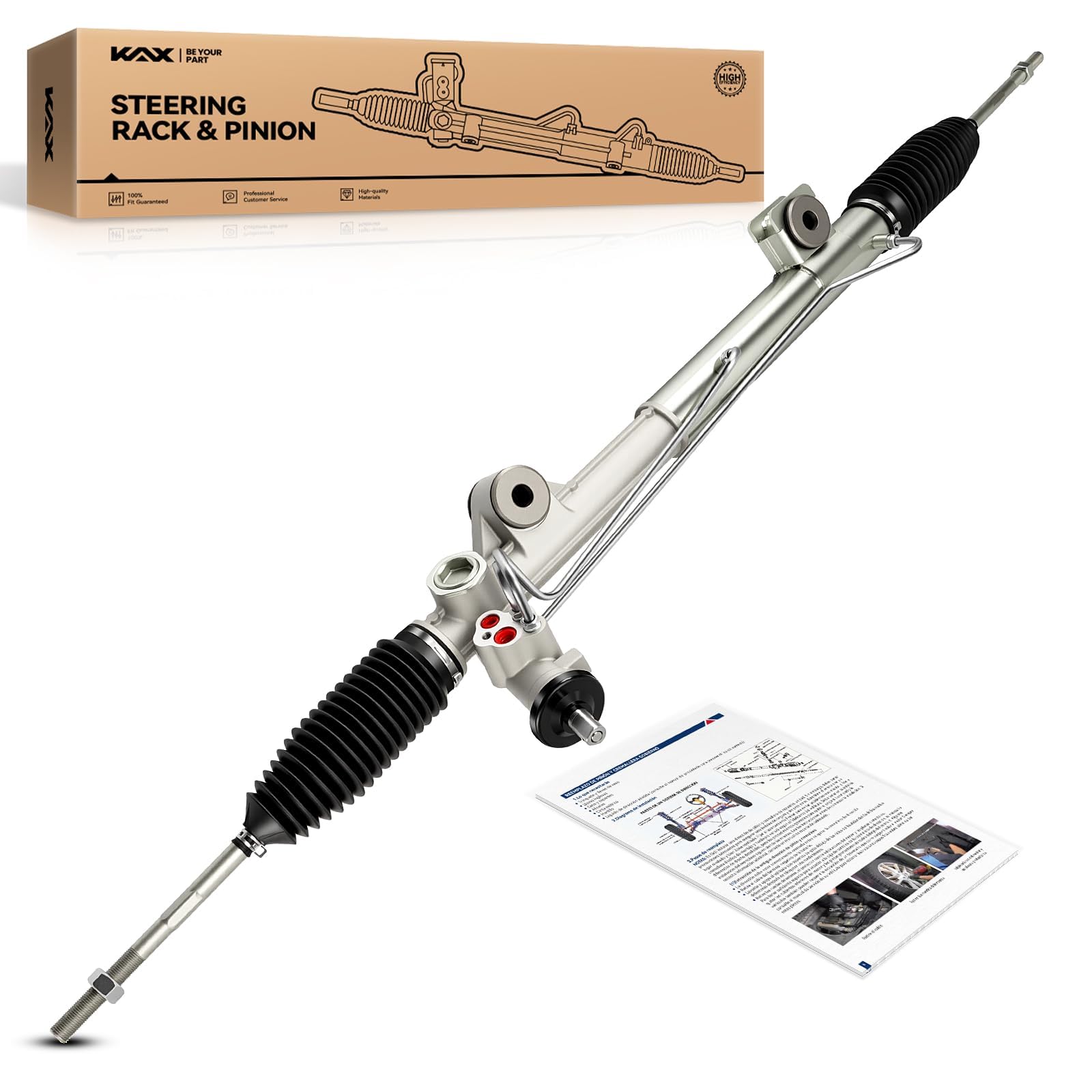 Photo 1 of ***DAMAGED/POSSIABLY ONLY PARTS***KAX Hydraulic Power Steering Rack and Pinion for 2004-2008 F-150 4WD, 2006-2008 Mark LT 4WD Ref.22-279