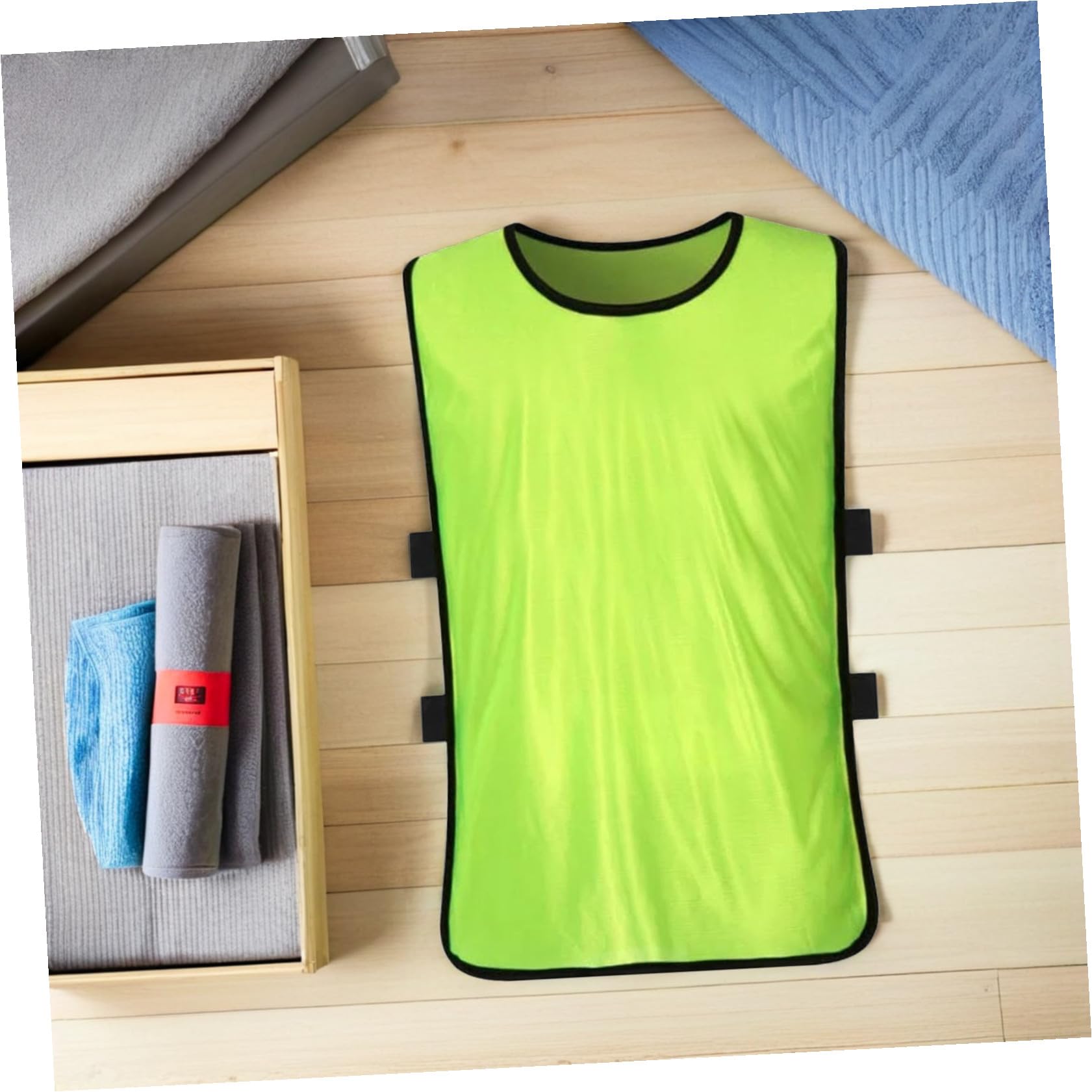 12 Stück Mesh Trainingsleibchen für Kinder und Erwachsene, Polyester