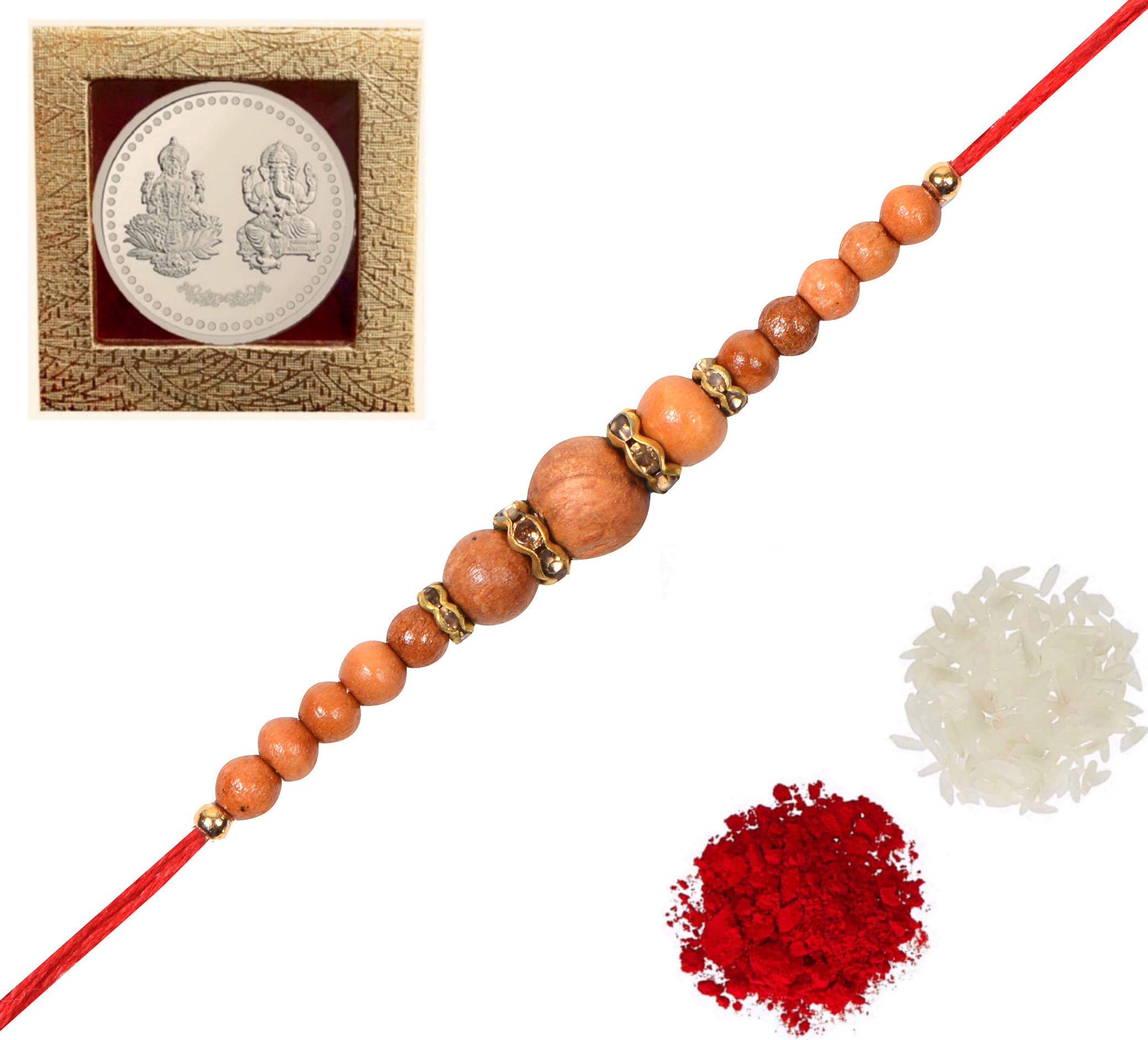 Amba Handicraft  Rakhi  Rakhsha bandhan bracelet  rakhi  for brother with Gift set