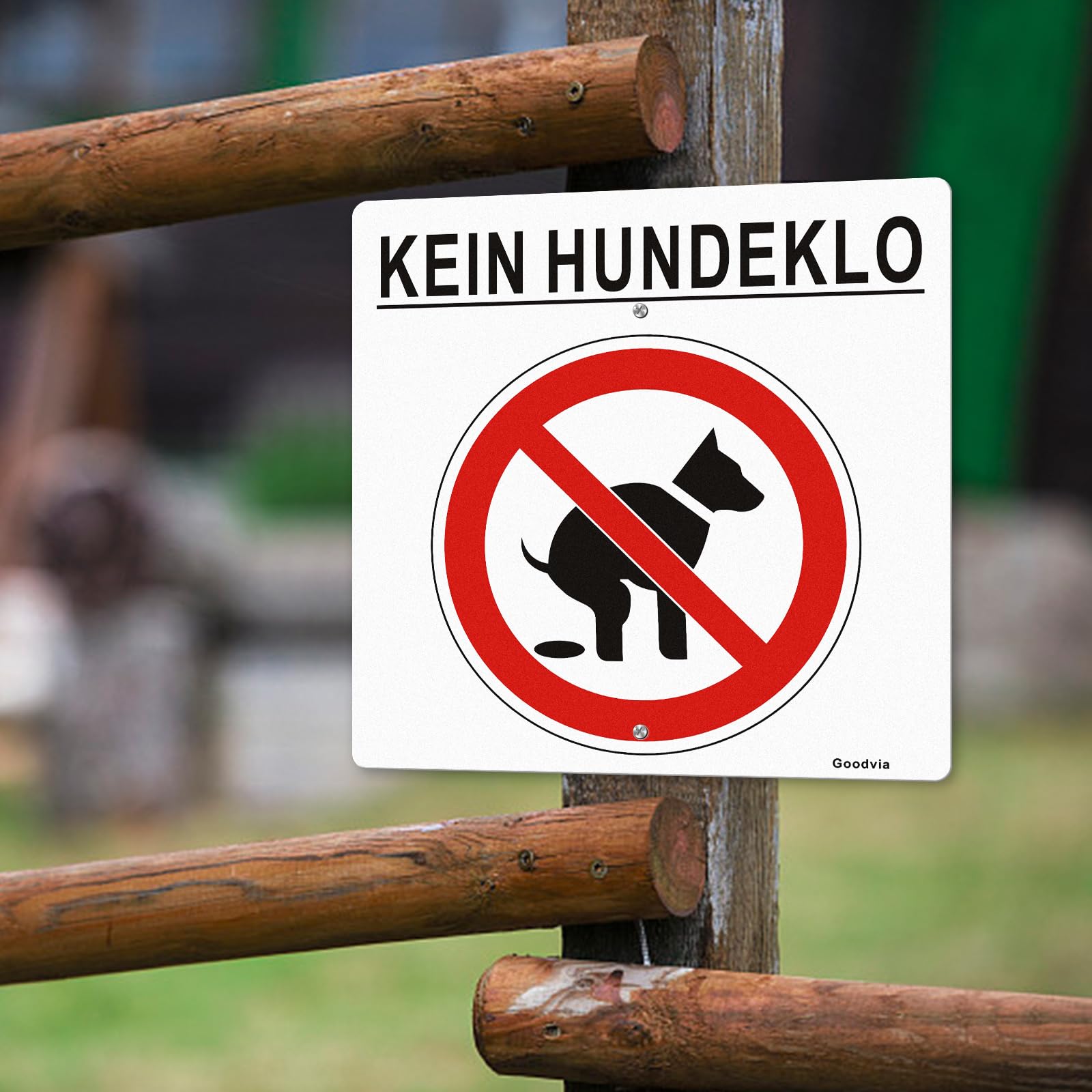 DepoDog Signaalbord Honden Verboden, Vriendelijke Boodschap, Duidelijke, image size:1600x1600