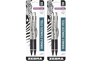 Pen M-301 Mechanical Zebra Pencil, 0.5mm