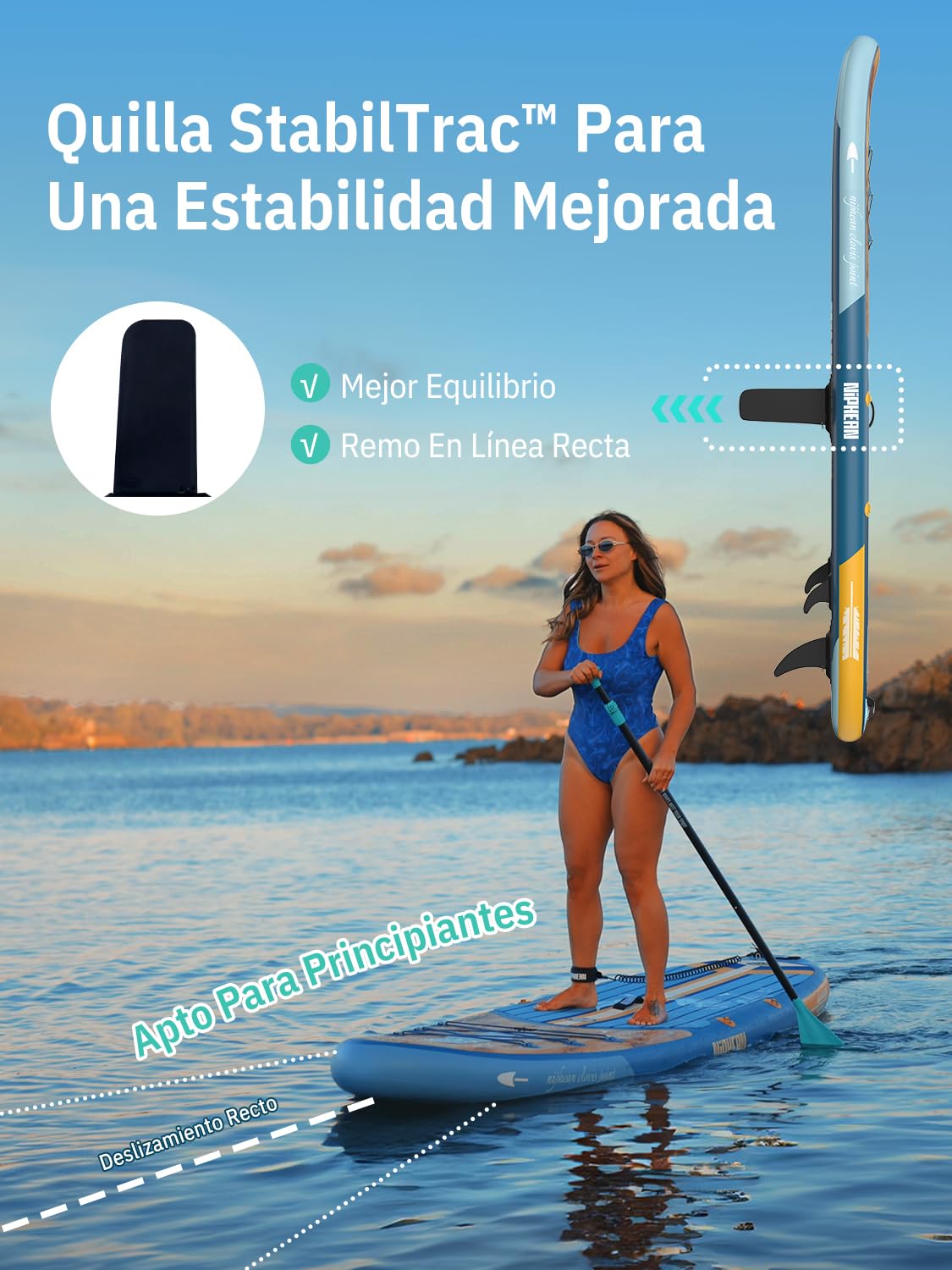 Niphean Tabla Paddle Surf Hinchable con Accesorios 320cm Sup